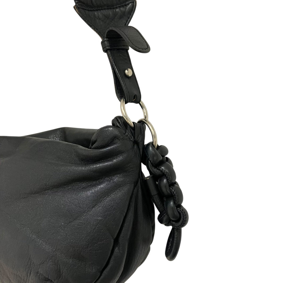 「bean shoulder bag in soft cowhide」ショルダーバッグ1235611942