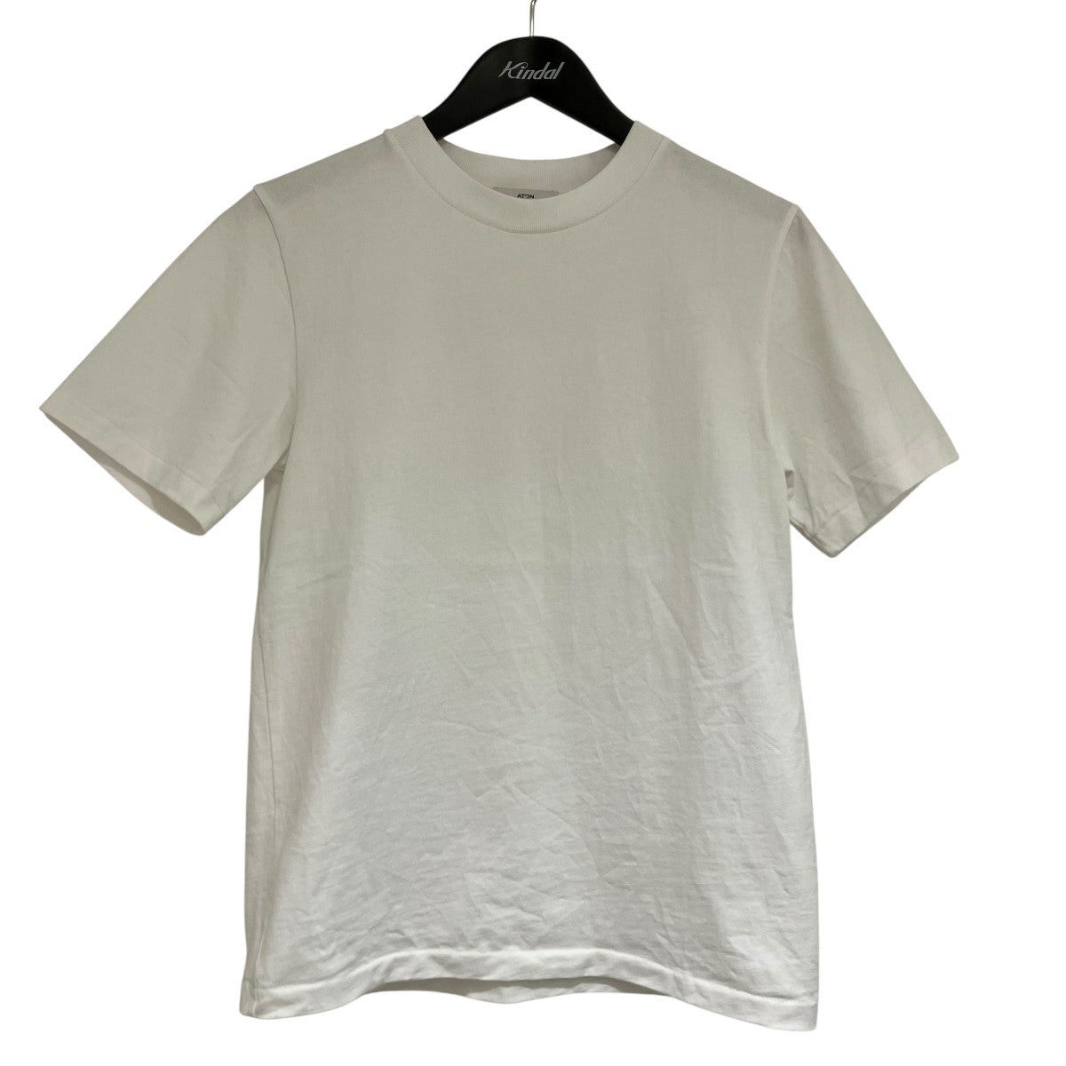ATON ホワイト Tシャツ サイズ02 中古・古着通販】ATON (エイトン) Tシャツ ホワイト サイズ:06