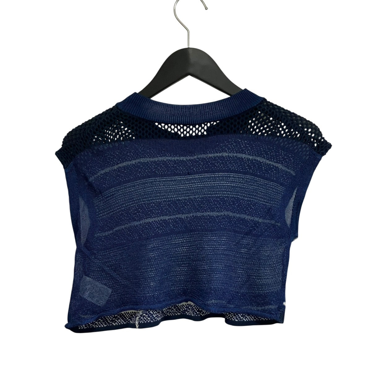 マメ mame ノースリーブニット 15SS-KN069 ブルー サイズ：1 mame(マメ) ノースリーブニット15SS-KN069 15SS-KN069 ブルー