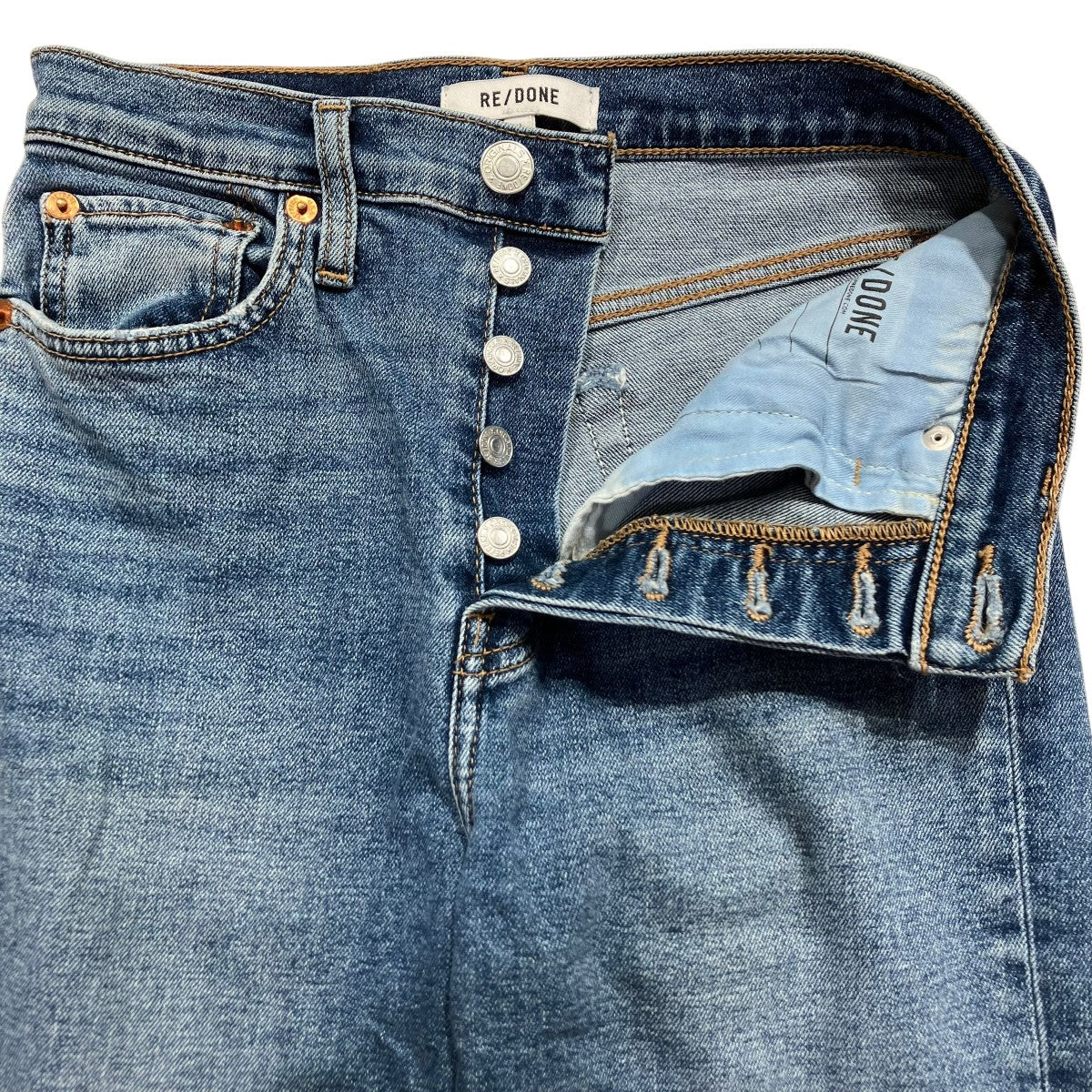 RE／DONE 「22 70s Stove Pipe Pants」デニムパンツ3610600439 古着・中古-3枚目のアイテム画像