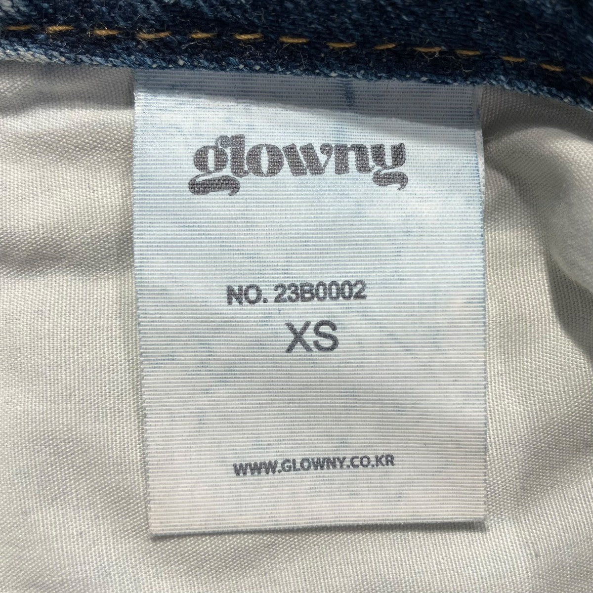 GLOWNY 「93 MIDRISE LOOSE FIT JEANS BLUE」デニムパンツ23B0002 古着・中古-5枚目のアイテム画像
