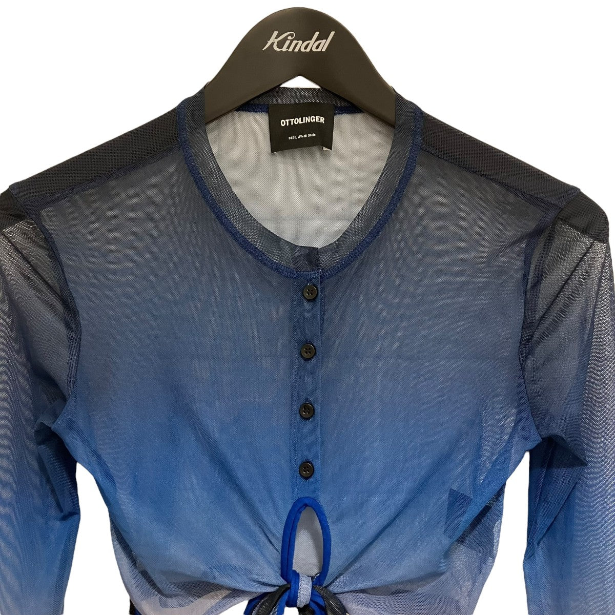 OTTOLINGER Collar Beach トップス ottolinger(オットリンガー) 「Blue Loop Long Sleeve T-Shirt