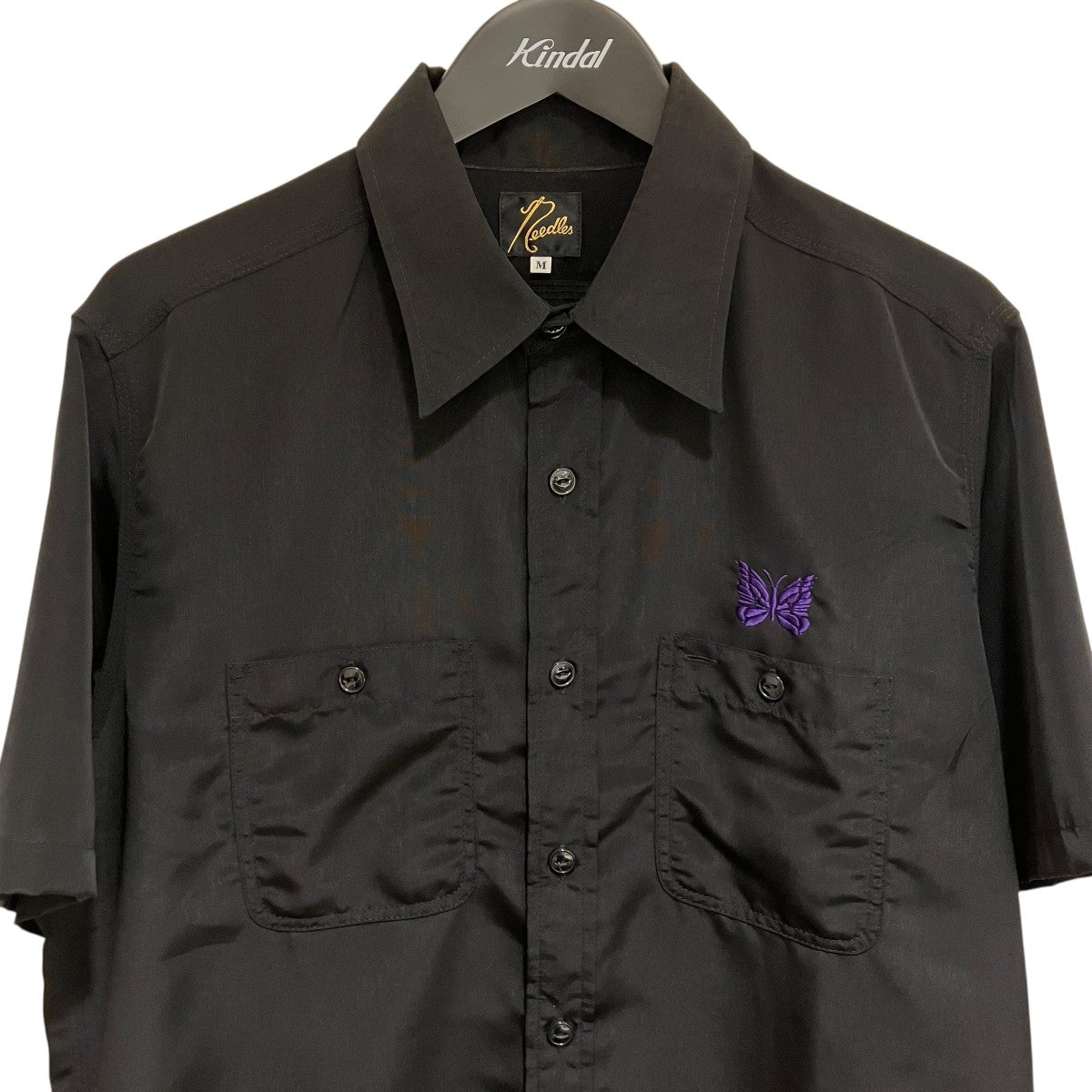 Needles(ニードルズ) S S Work Shirt - Poly Cloth半袖シャツ