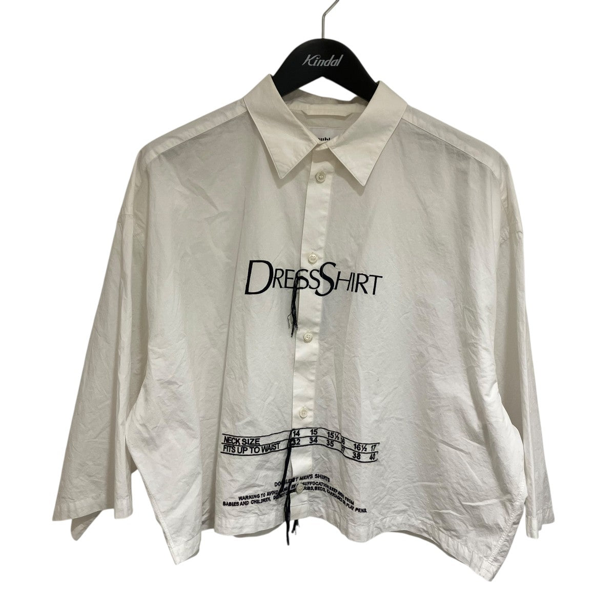 doublet(ダブレット) EMBROIDERY DRESS SHIRT半袖シャツ