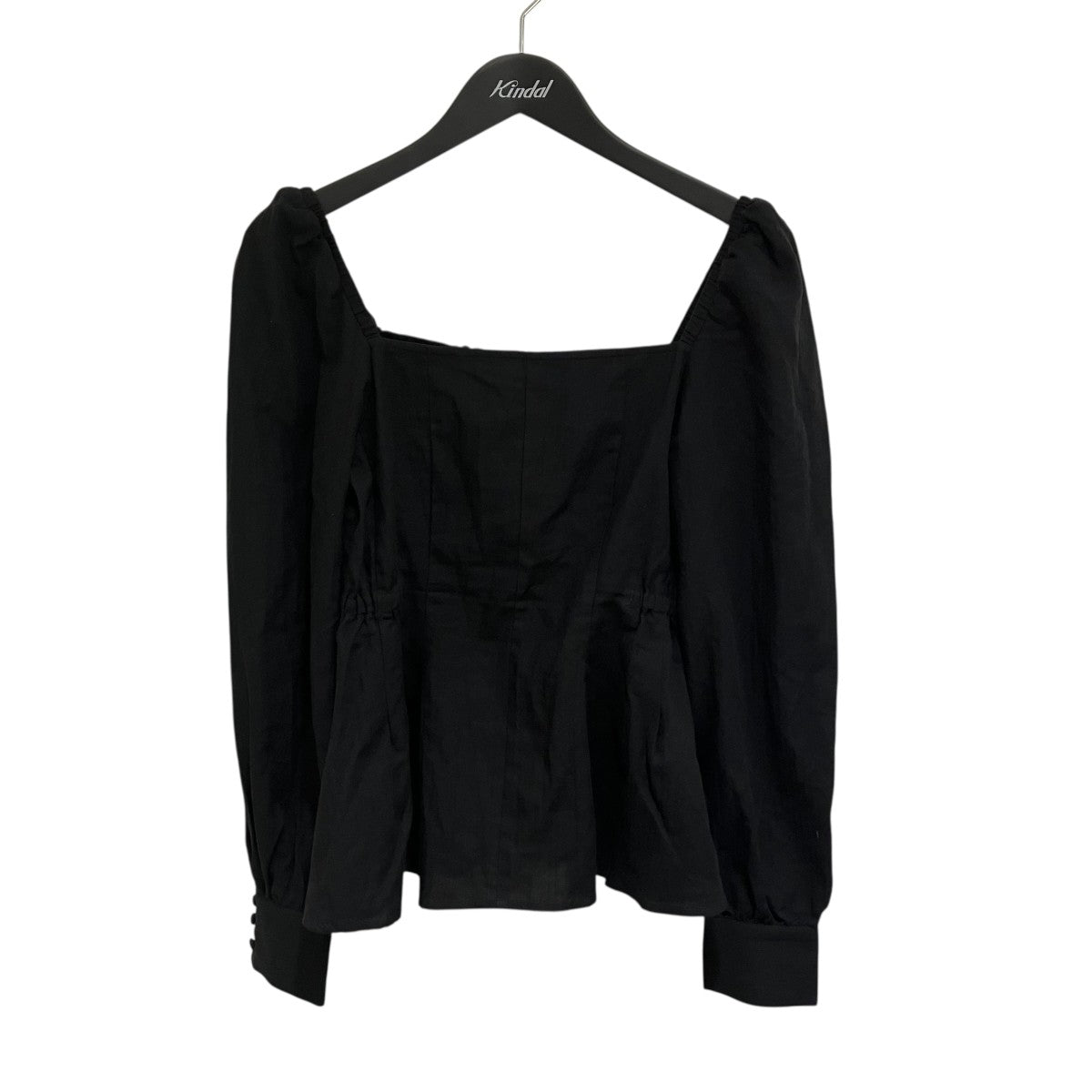 【値下げ】LIFESTYLIST Calm Dress Tops kuro 長袖ブラウス LS-GARMENT 003-1 ブラック サイズ：F (静岡パルコ店) LIFESTYLIST(ライフスタイリスト) Calm Dress Tops kuro長袖