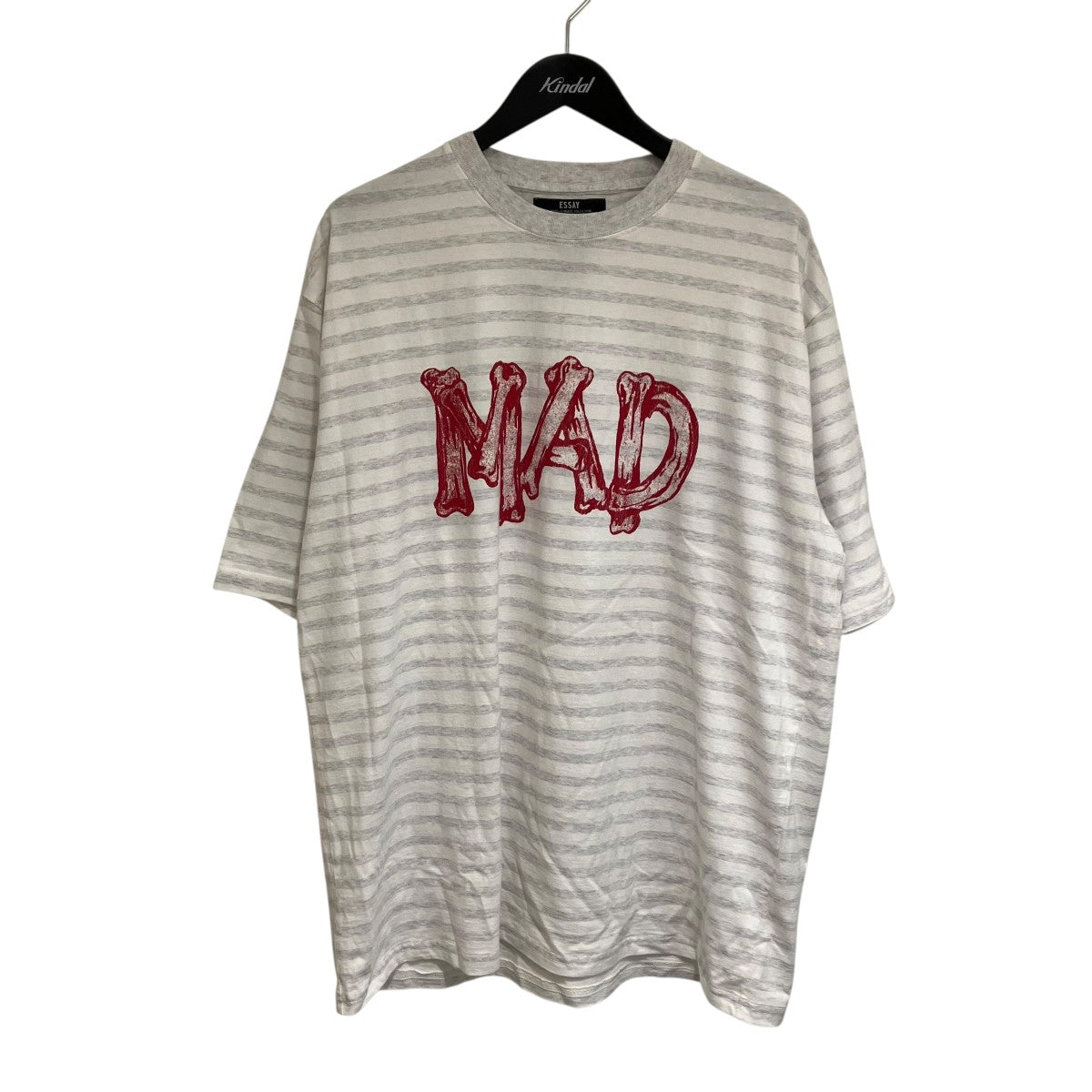 Essay 25SSOriginal Shadow Stripe T-shirtボーダーTシャツES20TS-04 古着・中古-1枚目のアイテム画像