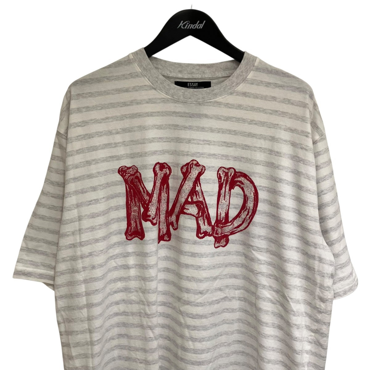 Essay 25SSOriginal Shadow Stripe T-shirtボーダーTシャツES20TS-04 古着・中古-3枚目のアイテム画像