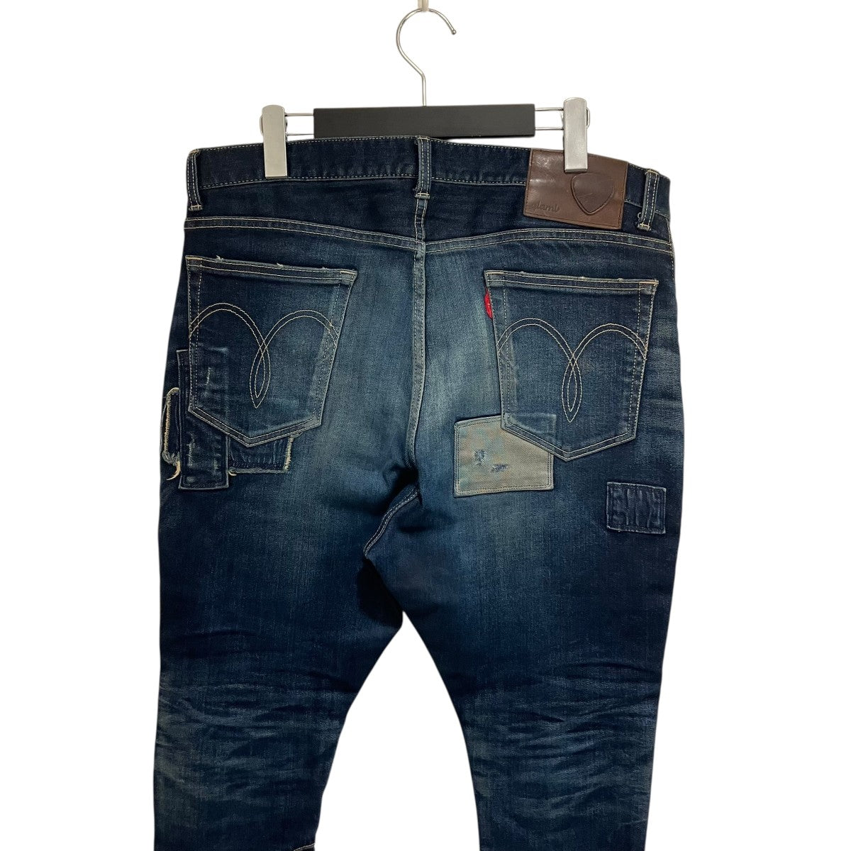 glamb(グラム) Unplugged rib denimデニムパンツGB0219/P03