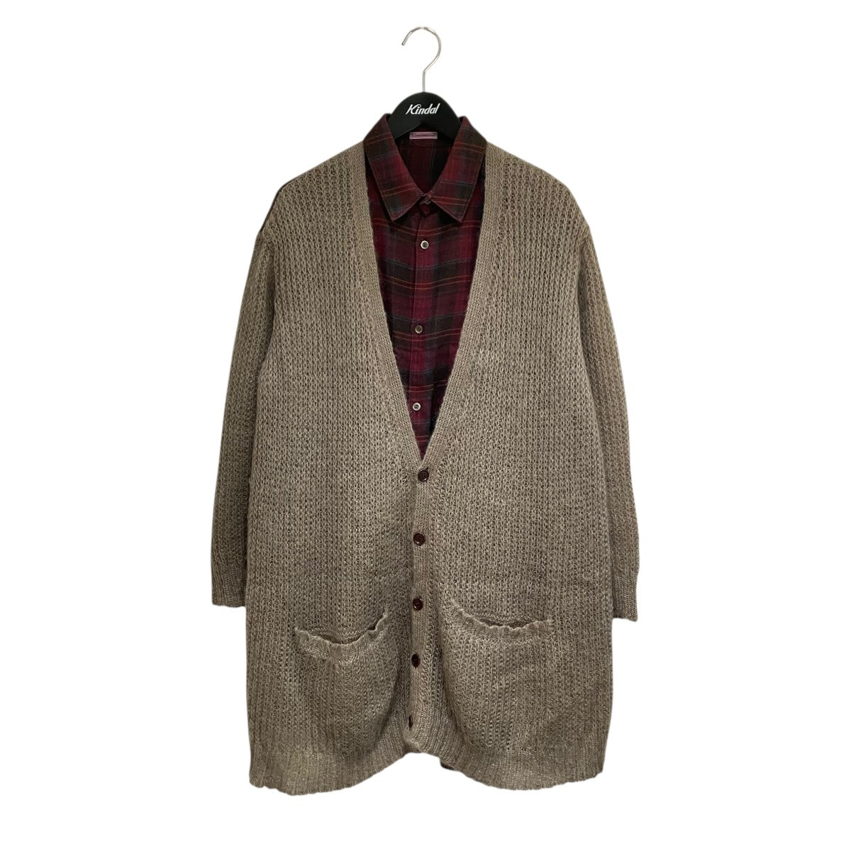 UNDERCOVER(アンダーカバー) カーディガンドッキングロングチェック