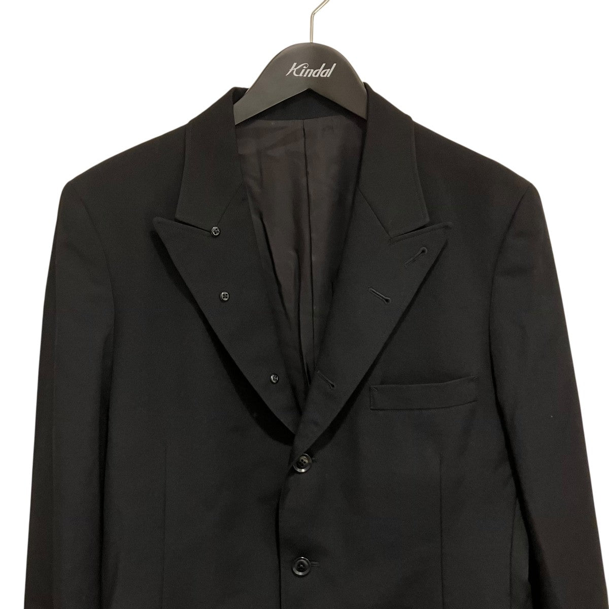 【美品】ヨウジヤマモト　POUR HOMME プールオム　ロングジャケット Yohji Yamamoto POUR HOMME - 女優刺繍 Yohji yamamoto POUR