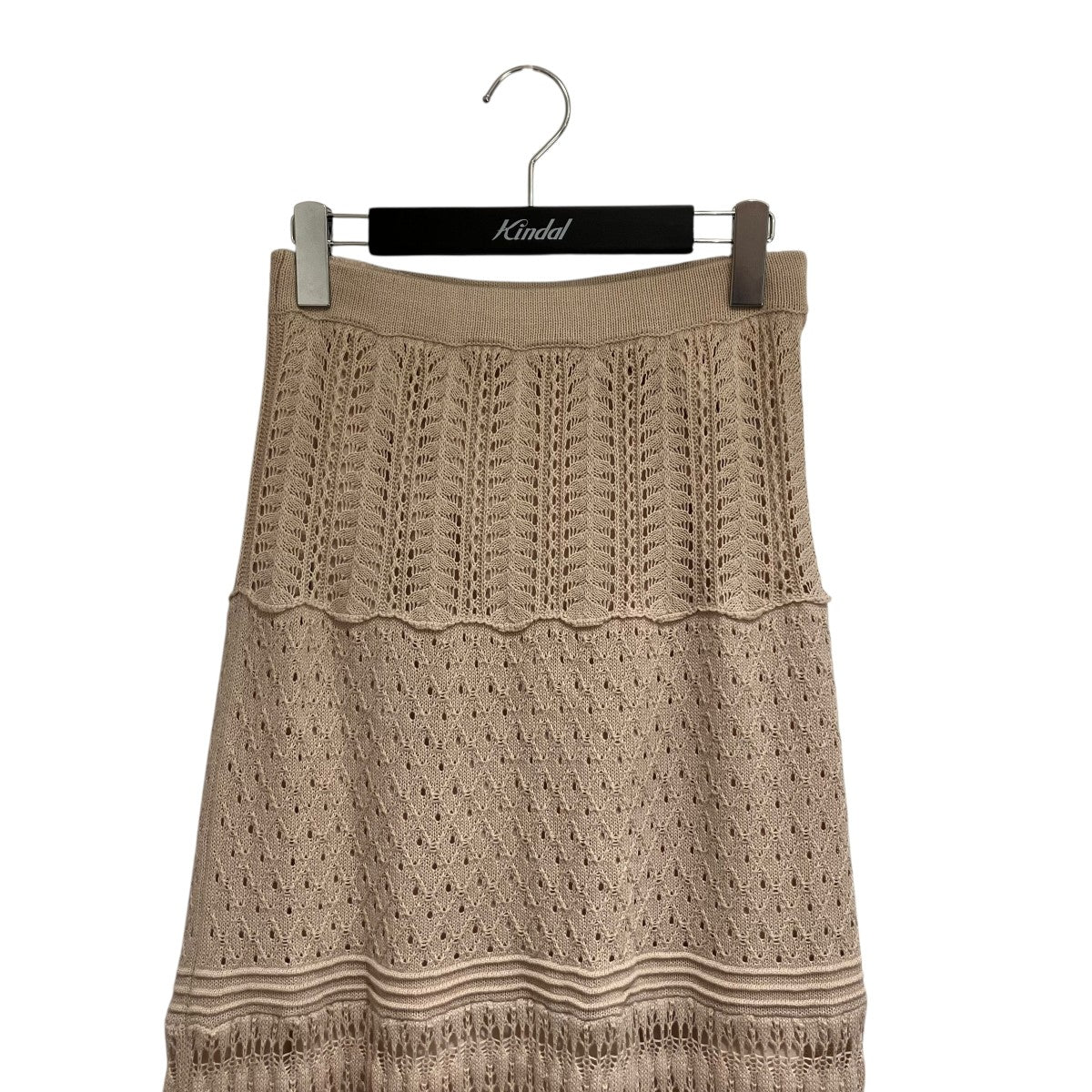 Adam et Rope(アダムエロペ) クロシェニットスカートニット