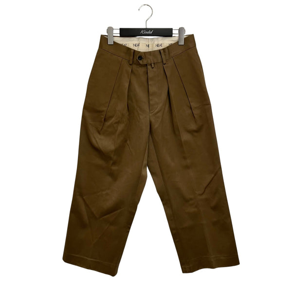 NEAT(ニート) テントクロス2タックトラウザーパンツパンツ カーキ