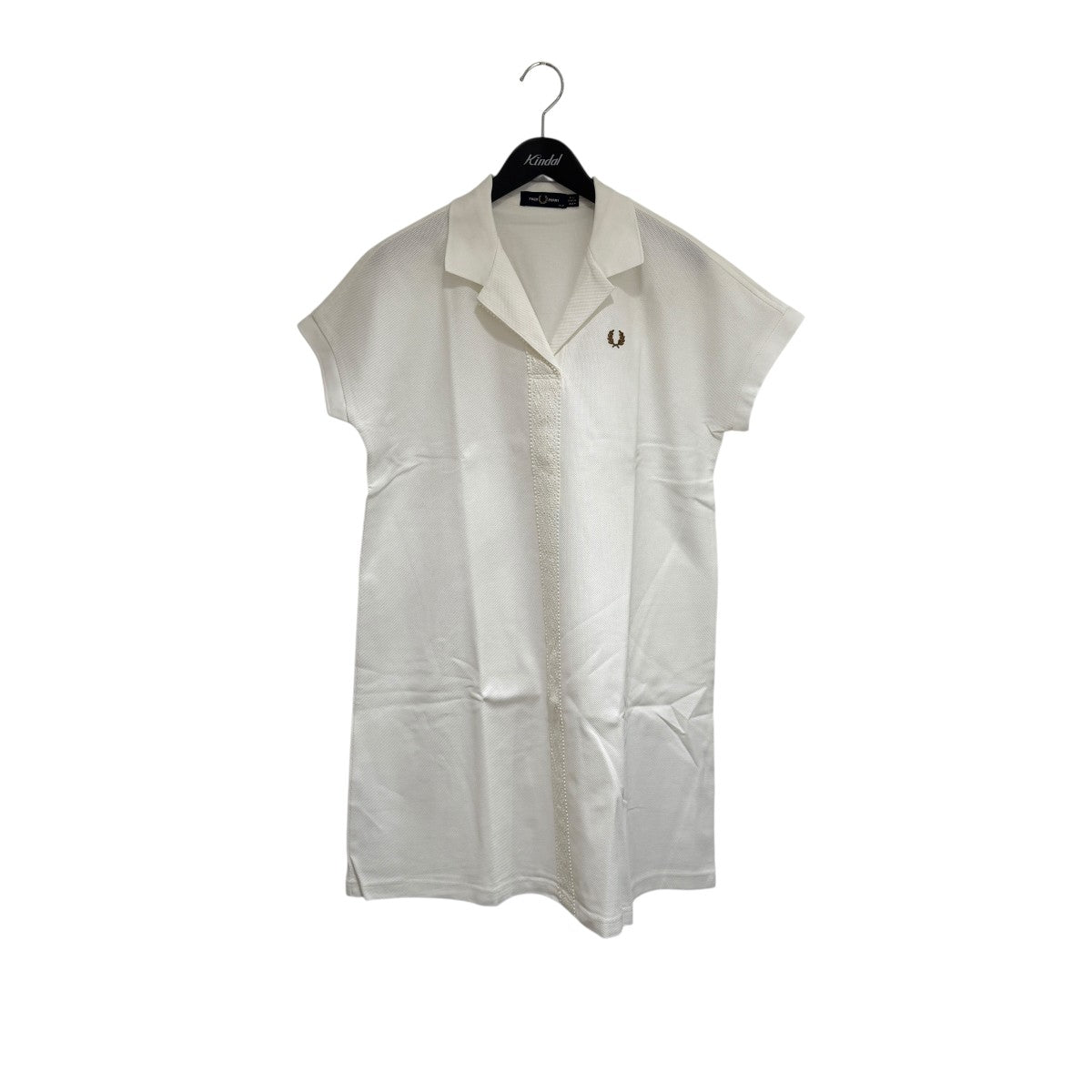 FRED PERRY Lace TAPE pique DressドレスD7186 古着・中古-1枚目のアイテム画像