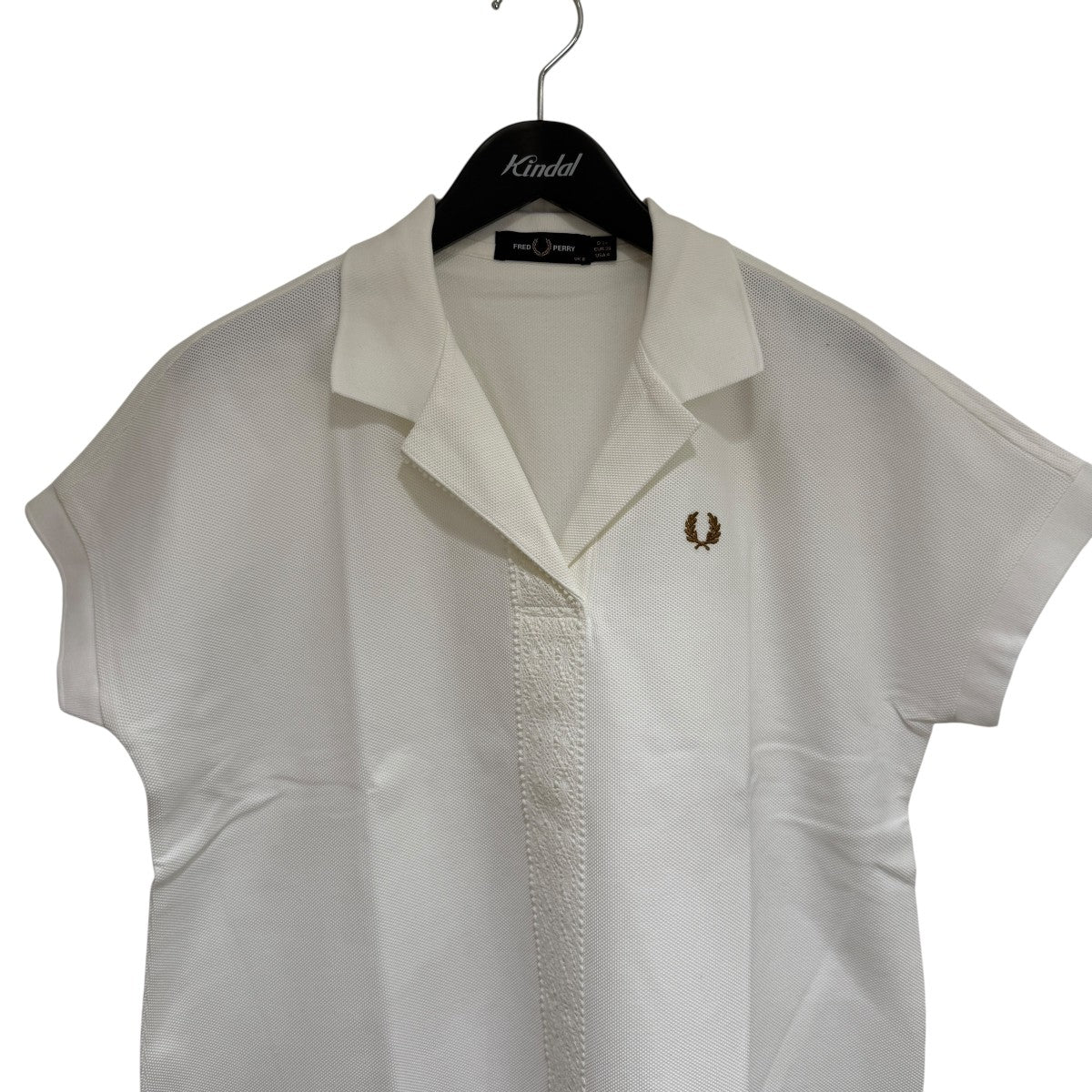 FRED PERRY Lace TAPE pique DressドレスD7186 古着・中古-3枚目のアイテム画像