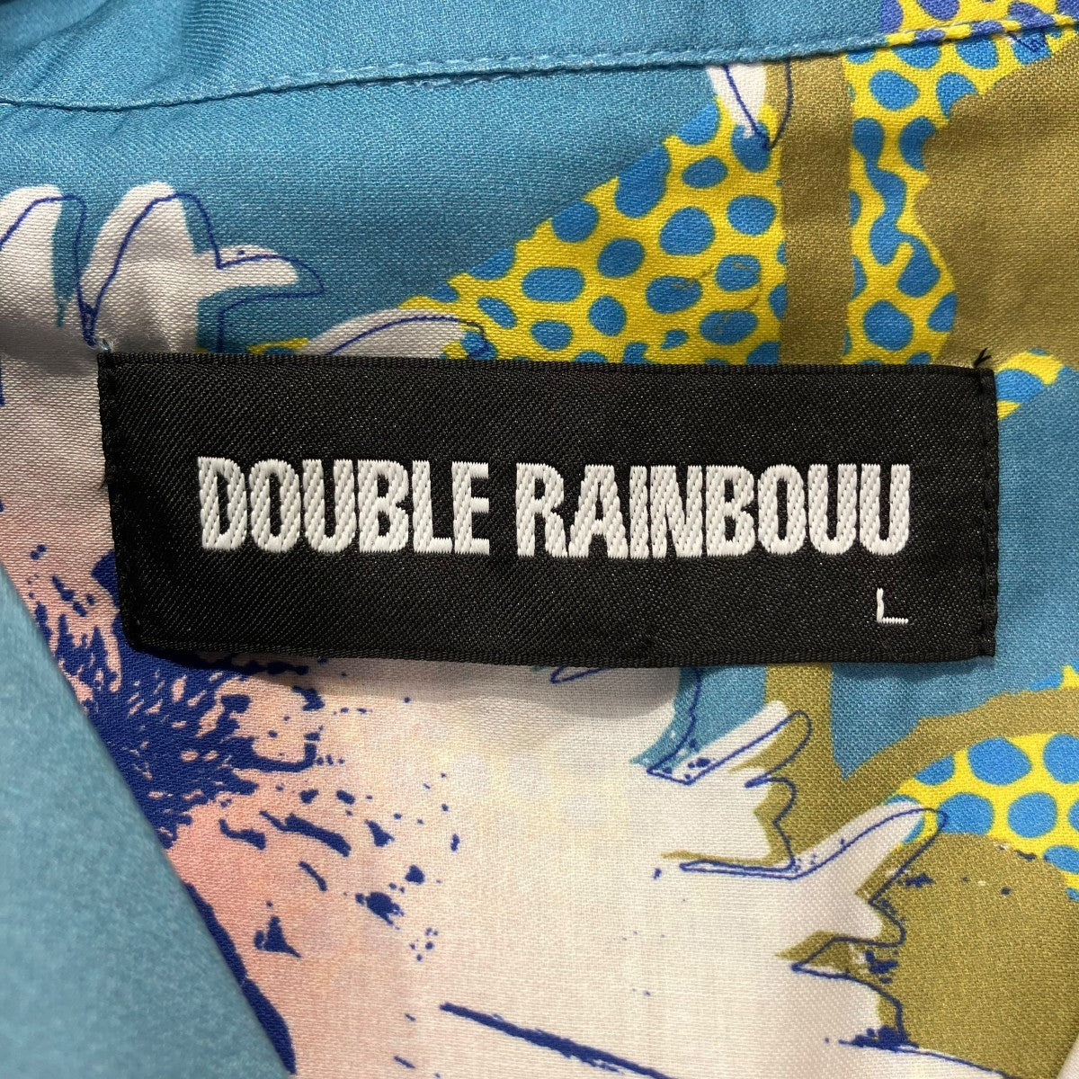 DOUBLE RAINBOUU SPACE JUNK ハワイアン アロハ シャツ DOUBLE RAINBOUU ダブルレインボー 長瀬智也着 SPACE JUNK L/S