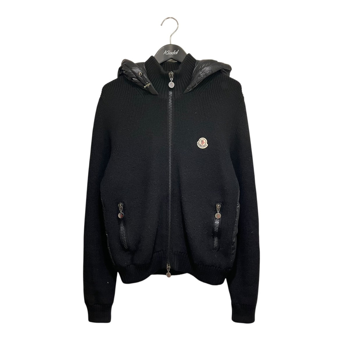 【美品✨】MONCLER MAGLIA CARDIGAN ダウンジャケット MONCLER モンクレール スウェット 切替 ダウンジャケット ジップ