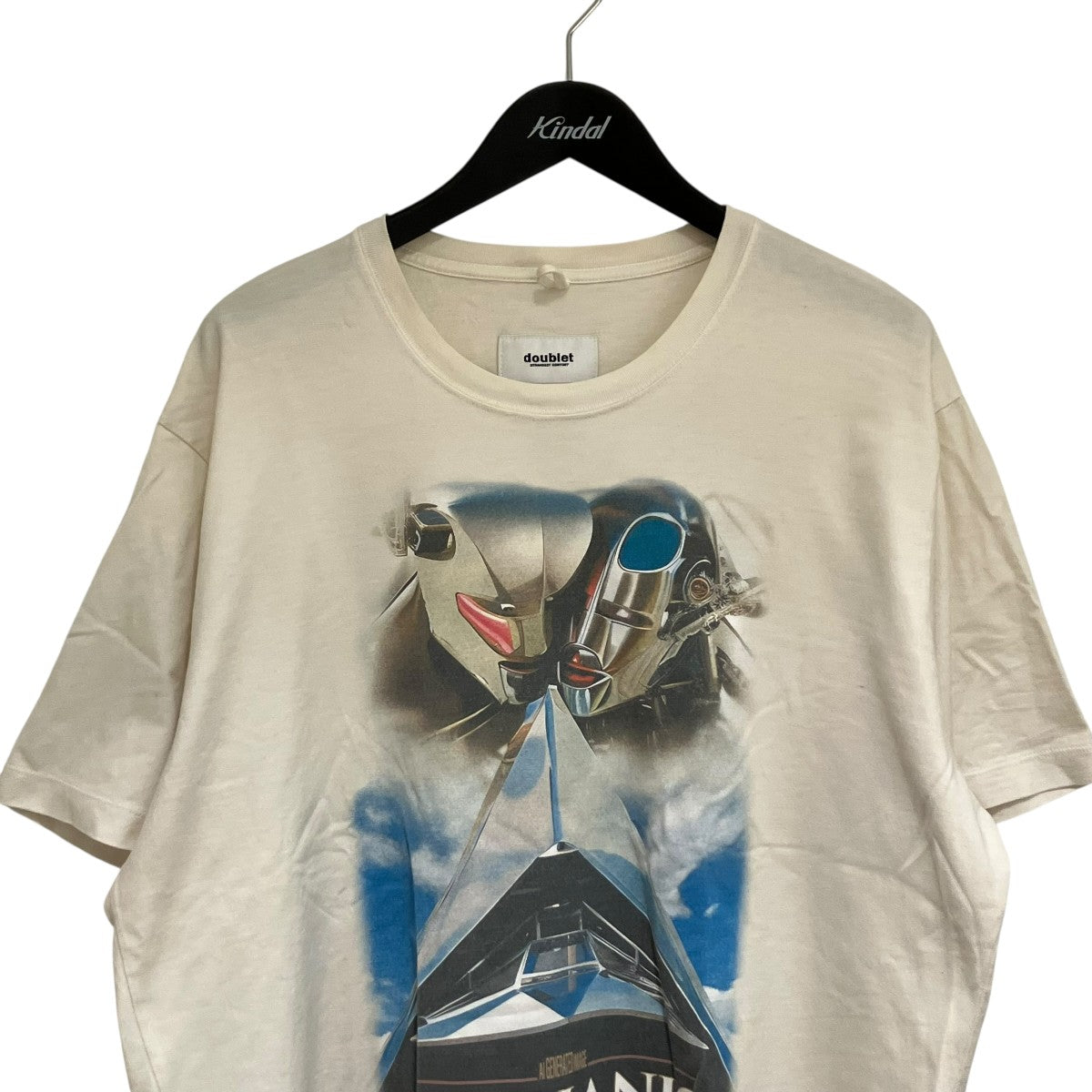 【doublet】ダブレット ワイドシルエットシャツ M Size　ホワイト doublet / ダブレット】OVERSIZED RINGER T-SHIRT（Tシャツ