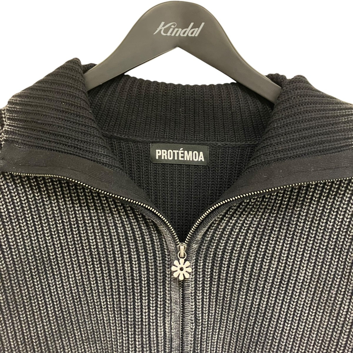 protemoa 「PROTEMOA TRIPLE ZIP CARDIGAN」ジップニットカーディガンnp02tzjm 古着・中古-3枚目のアイテム画像