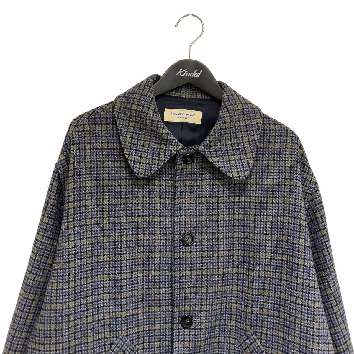BEAMS BOY 24AWガンクラブ チェックコートガンクラブ チェックコート13-19-0080-803 古着・中古-3枚目のアイテム画像