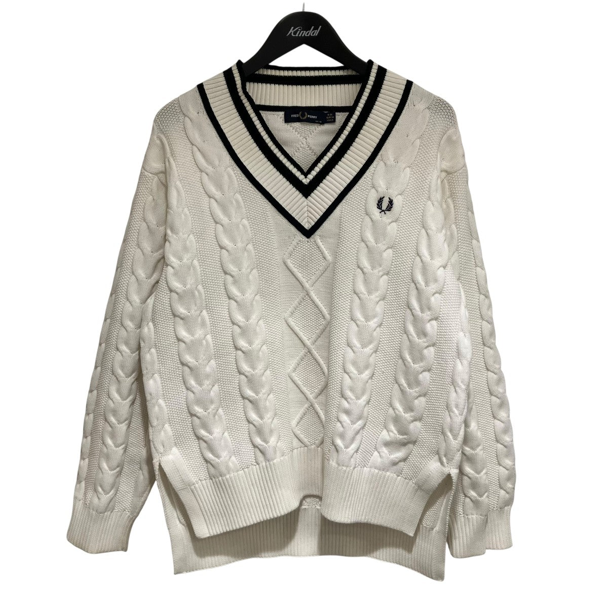 FRED PERRY(フレッドペリー) 「Vネックチルデンニットセーター