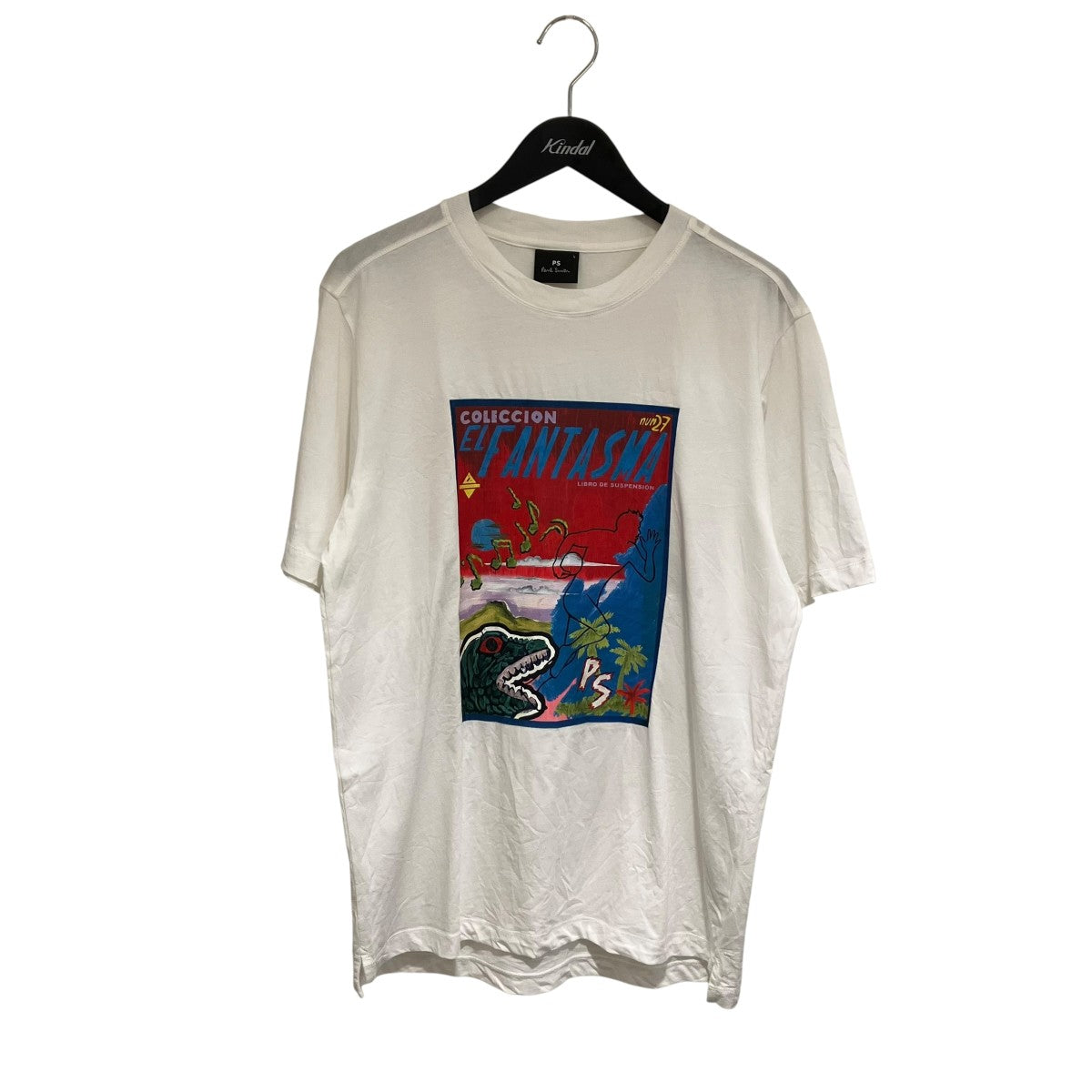 PS Paul Smith Fantasma book coverプリントTシャツ112567 古着・中古-1枚目のアイテム画像