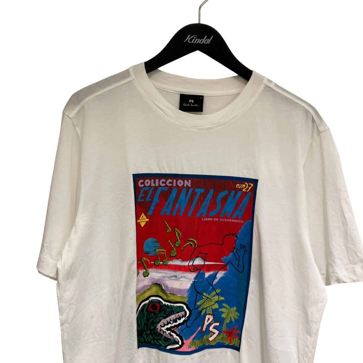 PS Paul Smith Fantasma book coverプリントTシャツ112567 古着・中古-3枚目のアイテム画像