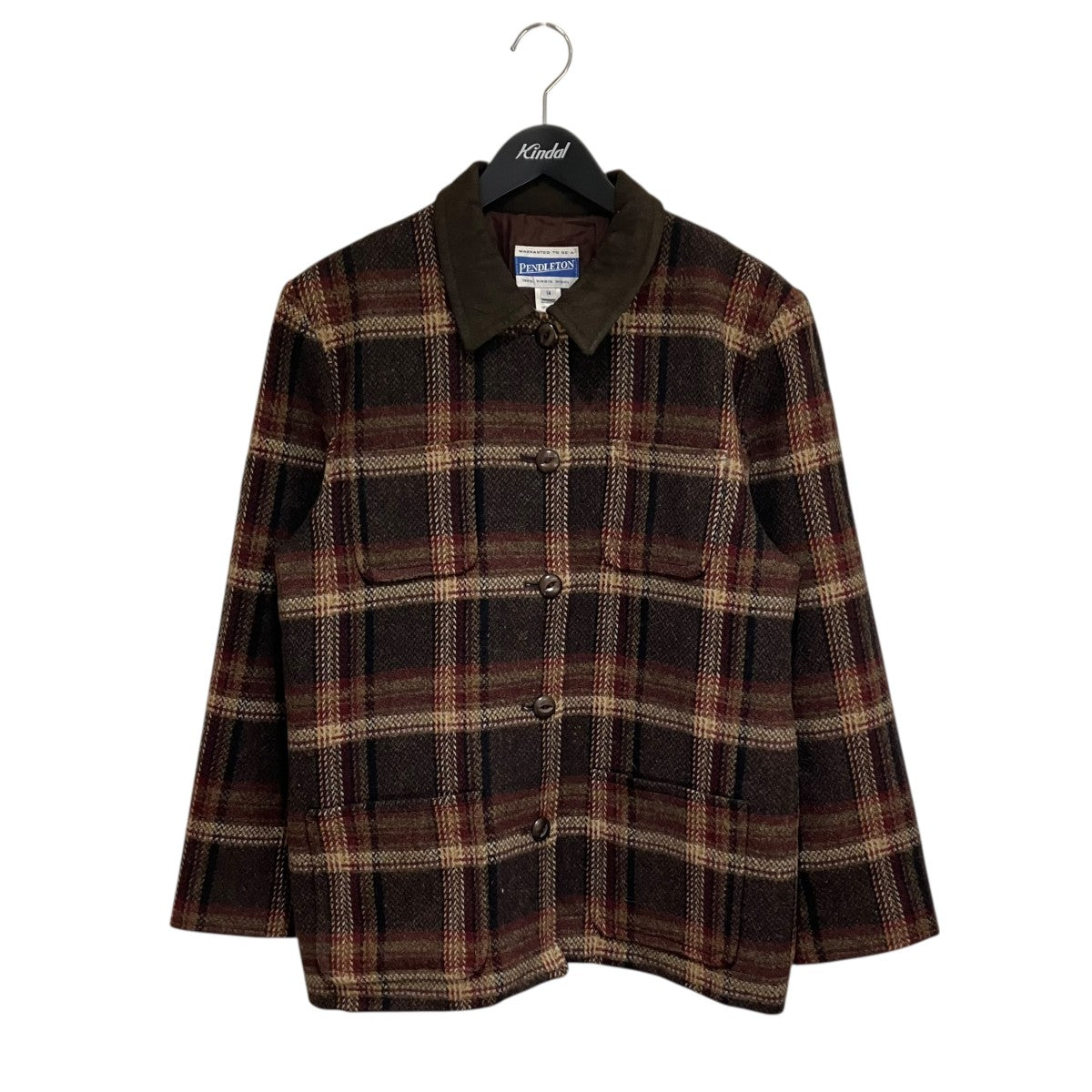 90’S 襟切替チェックジャケット