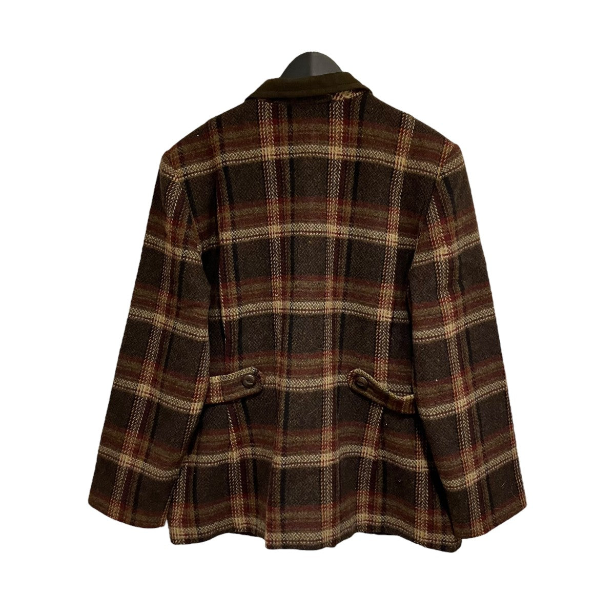 90’S 襟切替チェックジャケット