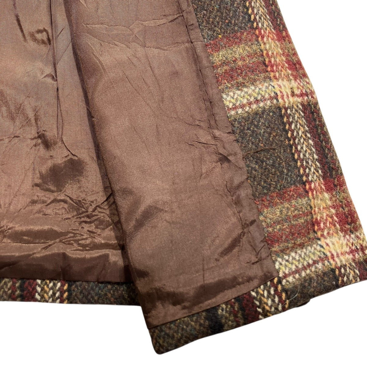 90’S 襟切替チェックジャケット