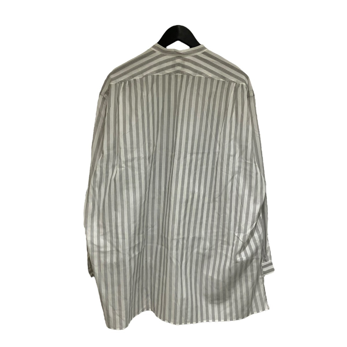 25SSBand collar L S shirtsストライプシャツ25SCSS02