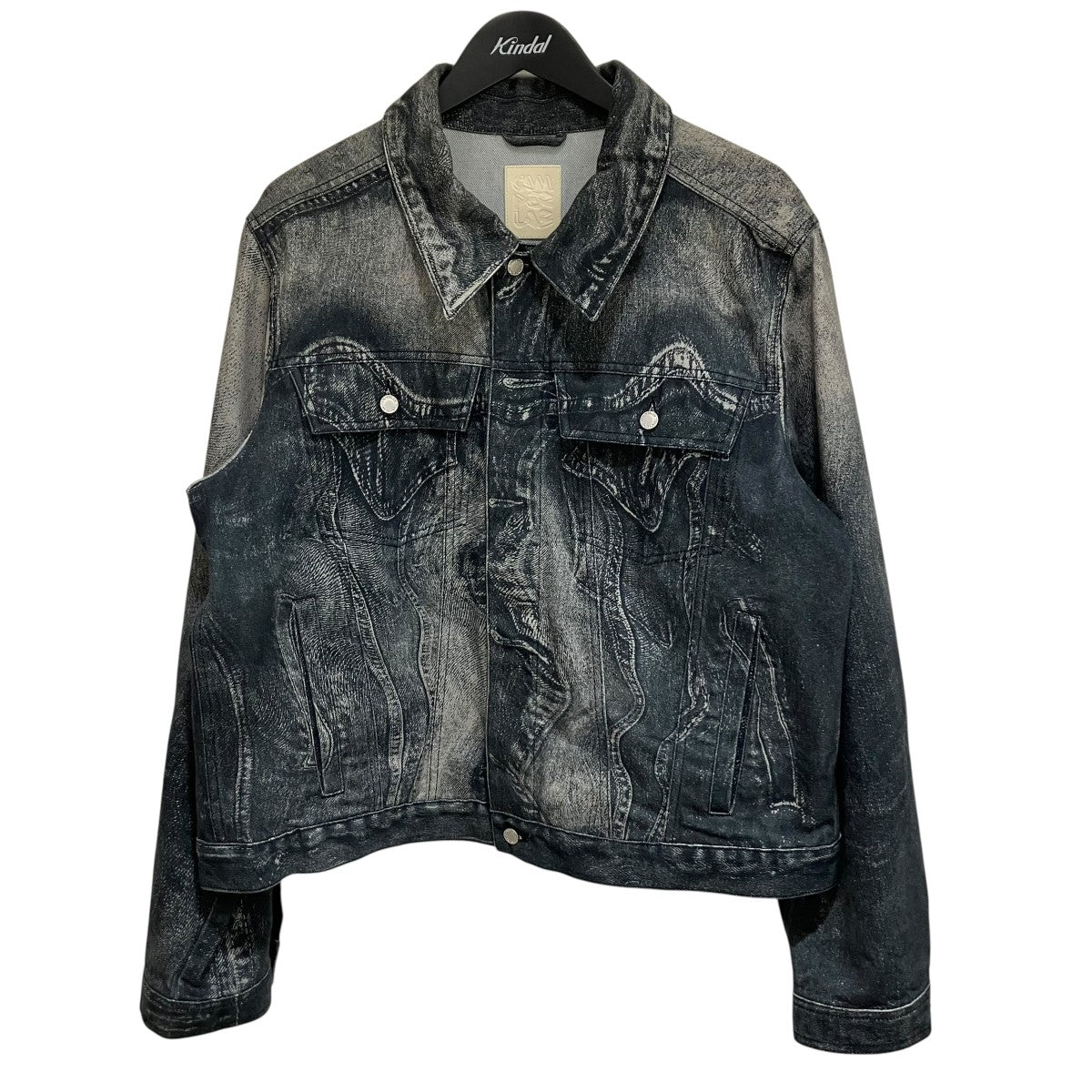 カンペール CAMPER Denim Jacket メンズ JPN：M CAMPER(カンペール) 「Wavy Denim Jacket Black Gray」デニム