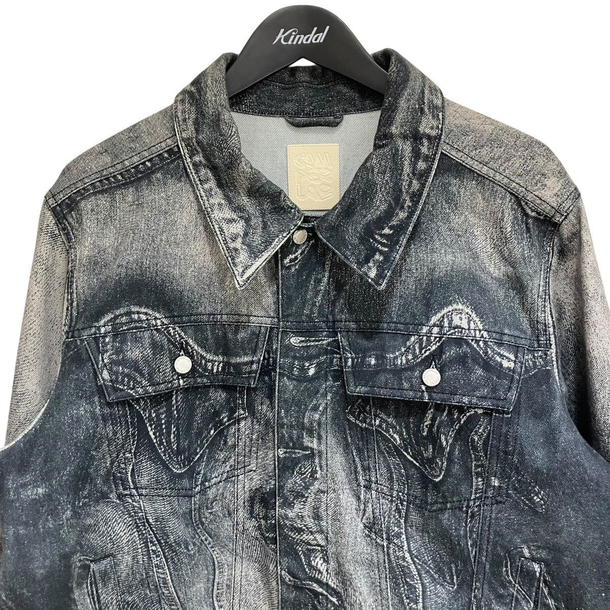 カンペール CAMPER Denim Jacket メンズ JPN：M CAMPER(カンペール) 「Wavy Denim Jacket Black Gray」デニム