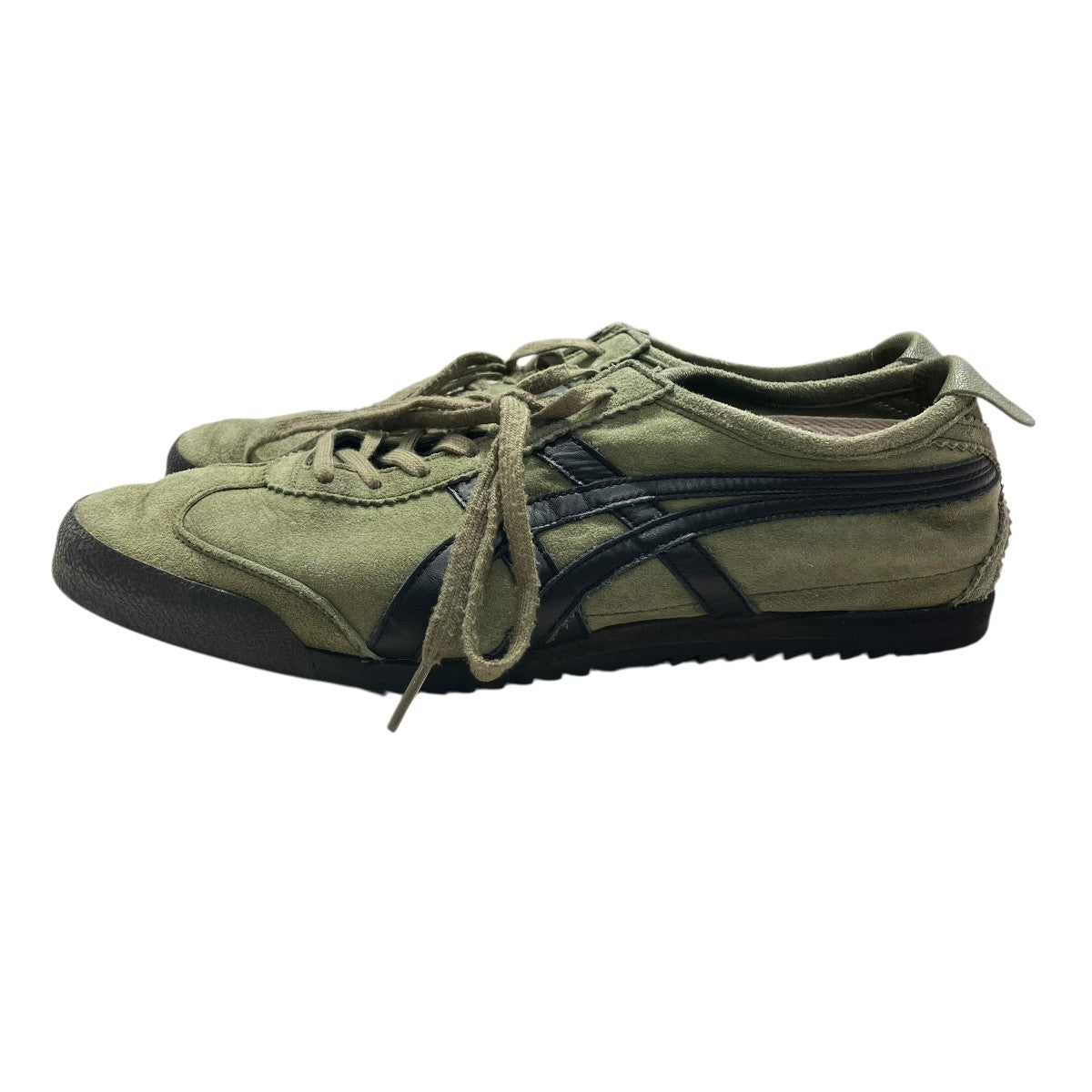 オニツカタイガー ヒマラヤン ハイカット スニーカー 26.5㎝ 緑 Onitsuka Tiger(オニツカタイガー) MEXICO 66 DELUXEハイカット