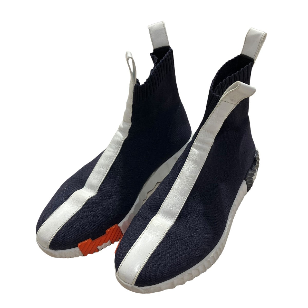 HERMES(エルメス) Fun スニーカーファンスニーカー ネイビー