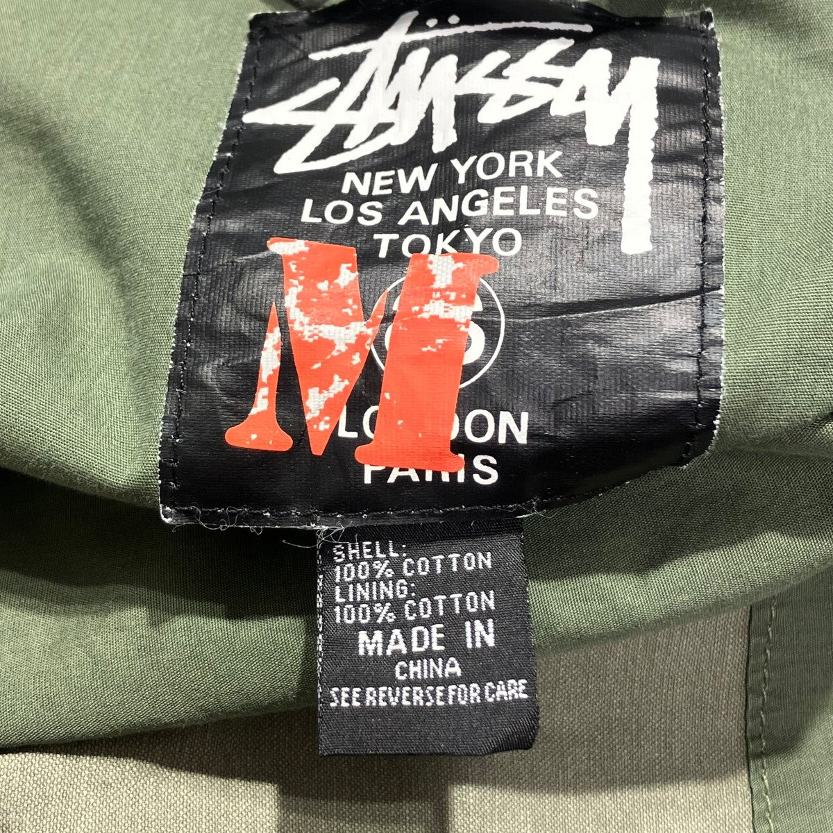 stussy 00’S AUTHECTIC GEAR M-69 MILITARY JACKETミリタリージャケット 古着・中古-5枚目のアイテム画像