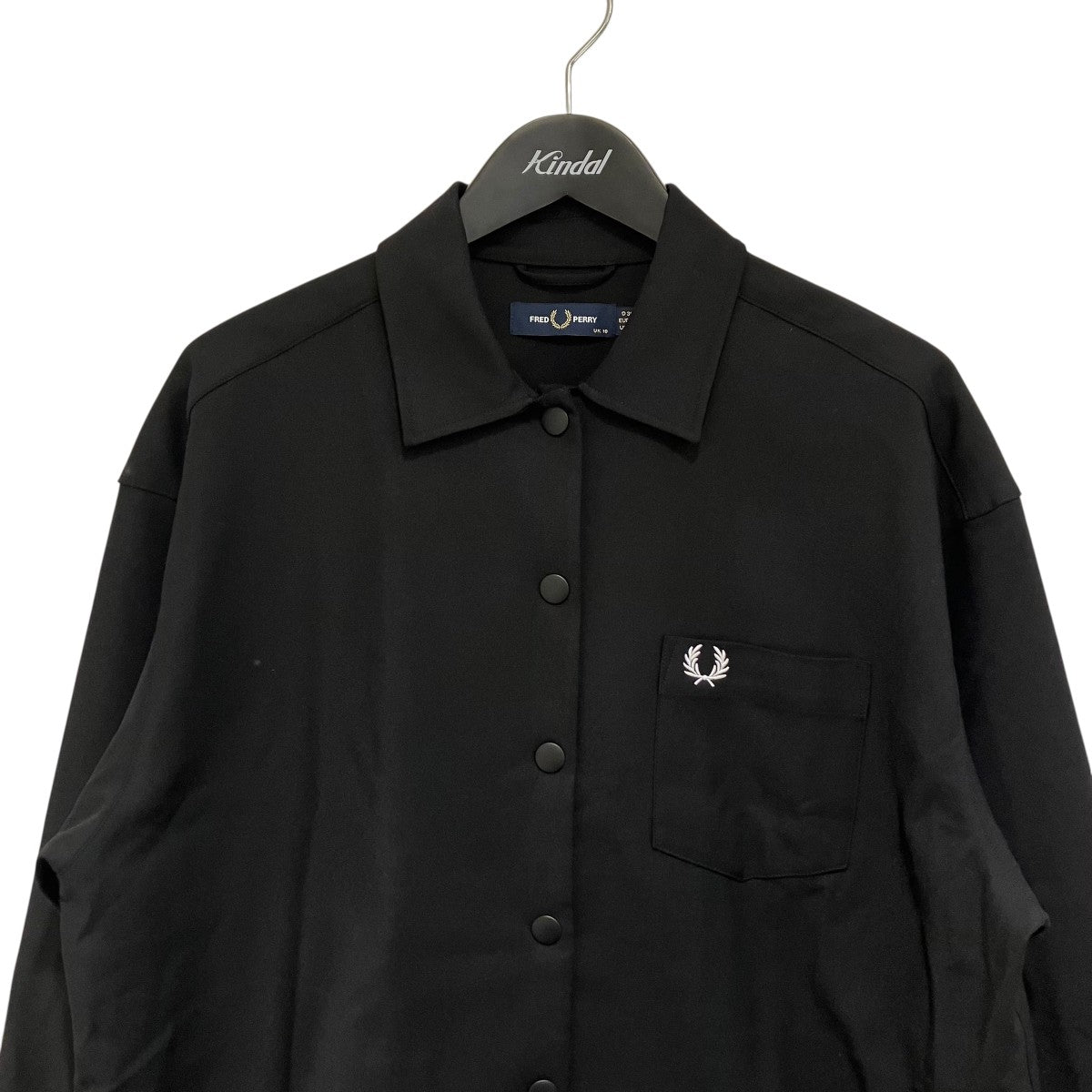 フレッドペリー FredPerry コーチジャケット Mサイズ 黒 ブラック FRED PERRY(フレッドペリー) コーチジャケットG6124 G6124