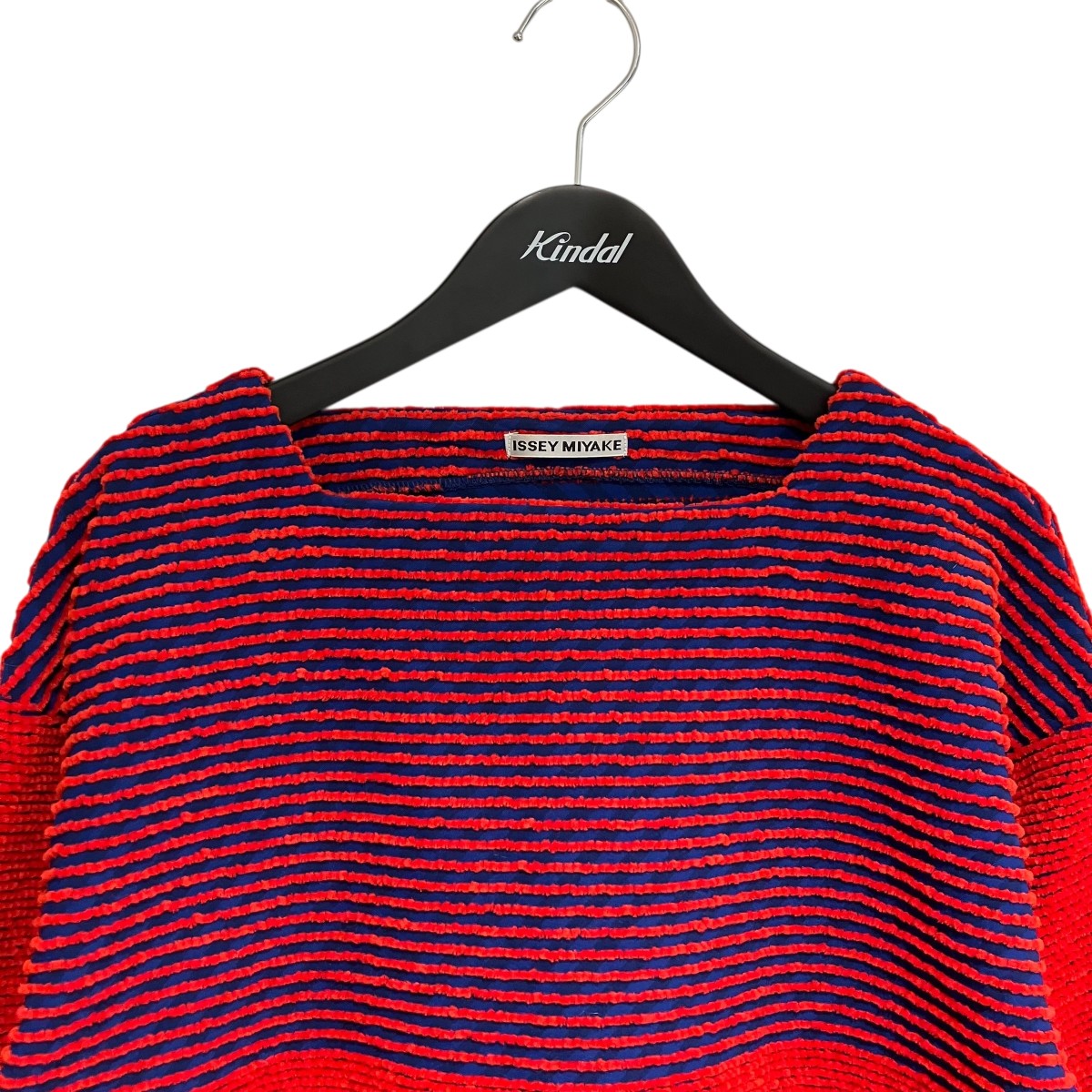 イッセイミヤケ ISSEY MIYAKE カットソー ISSEY MIYAKE(イッセイミヤケ) ボーダーカットソーIM64FJ503