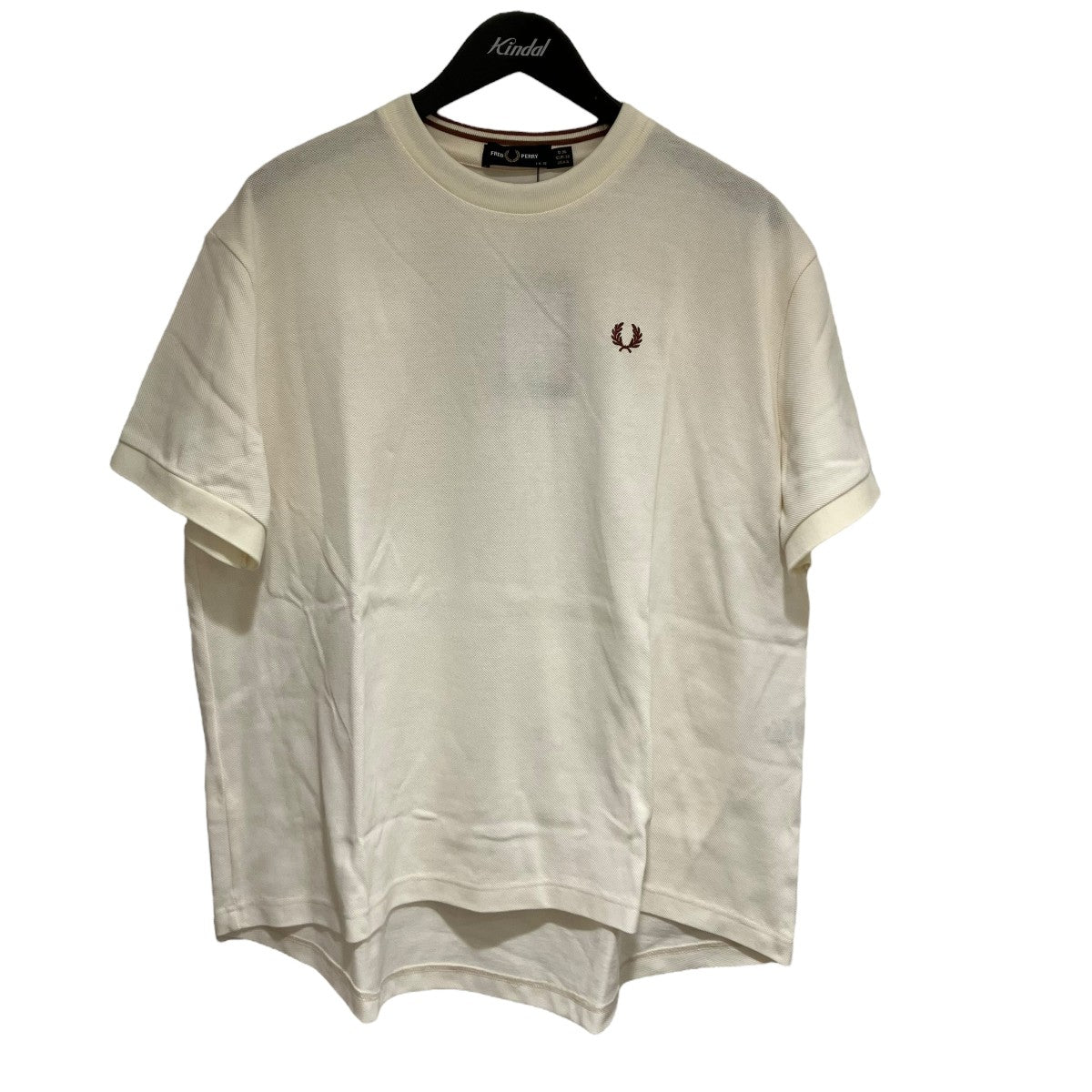 フレッドペリー FRED PERRY 「別注Reluxed Pique T-shirt」 Tシャツ FZ5429 アイボリー サイズ：10 FRED PERRY(フレッドペリー) 「別注Reluxed Pique T-shirt」T