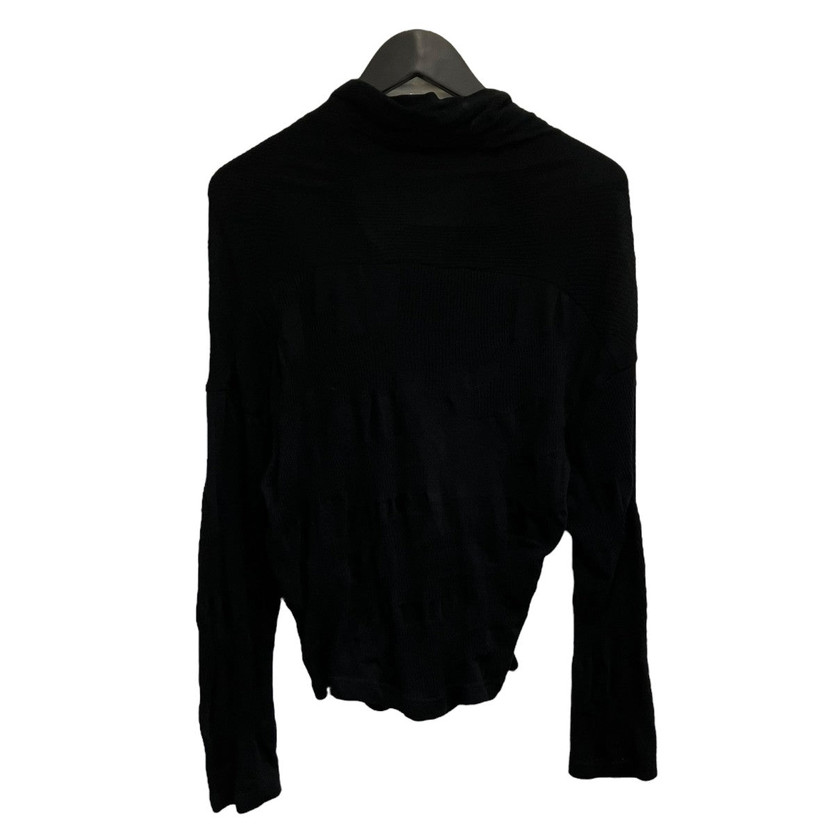ワイズ Y’s RIBBED BLOCK LINKS FOUR BUTTON CARDIGAN カーディガン YY-T22-676 ブラック サイズ： Y's(ワイズ) RIBBED BLOCK LINKS FOUR BUTTON CARDIGAN