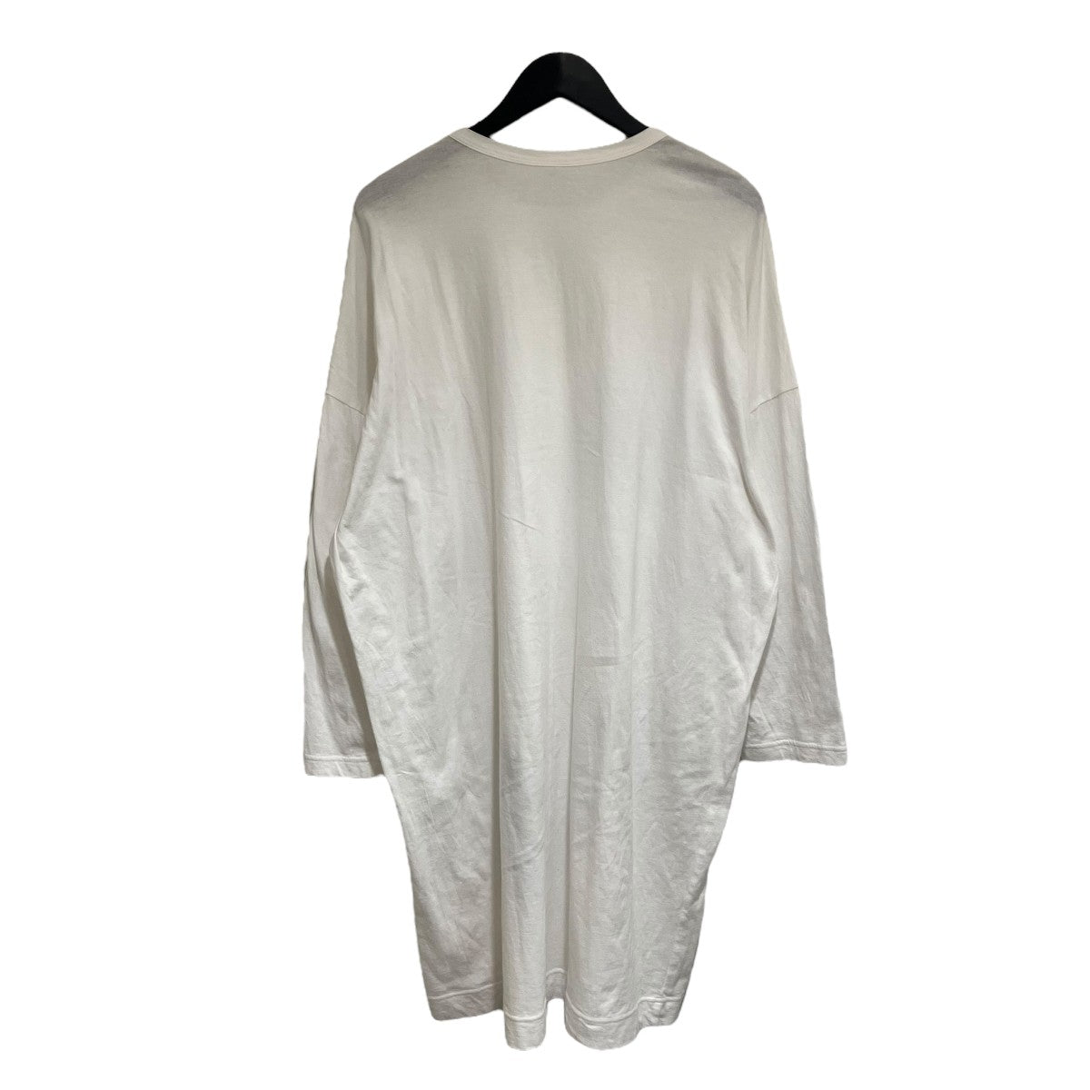 Y's(ワイズ) COTTON JERSEY Y'S LOGO DRAPE T半袖ワンピースYT-T03-670