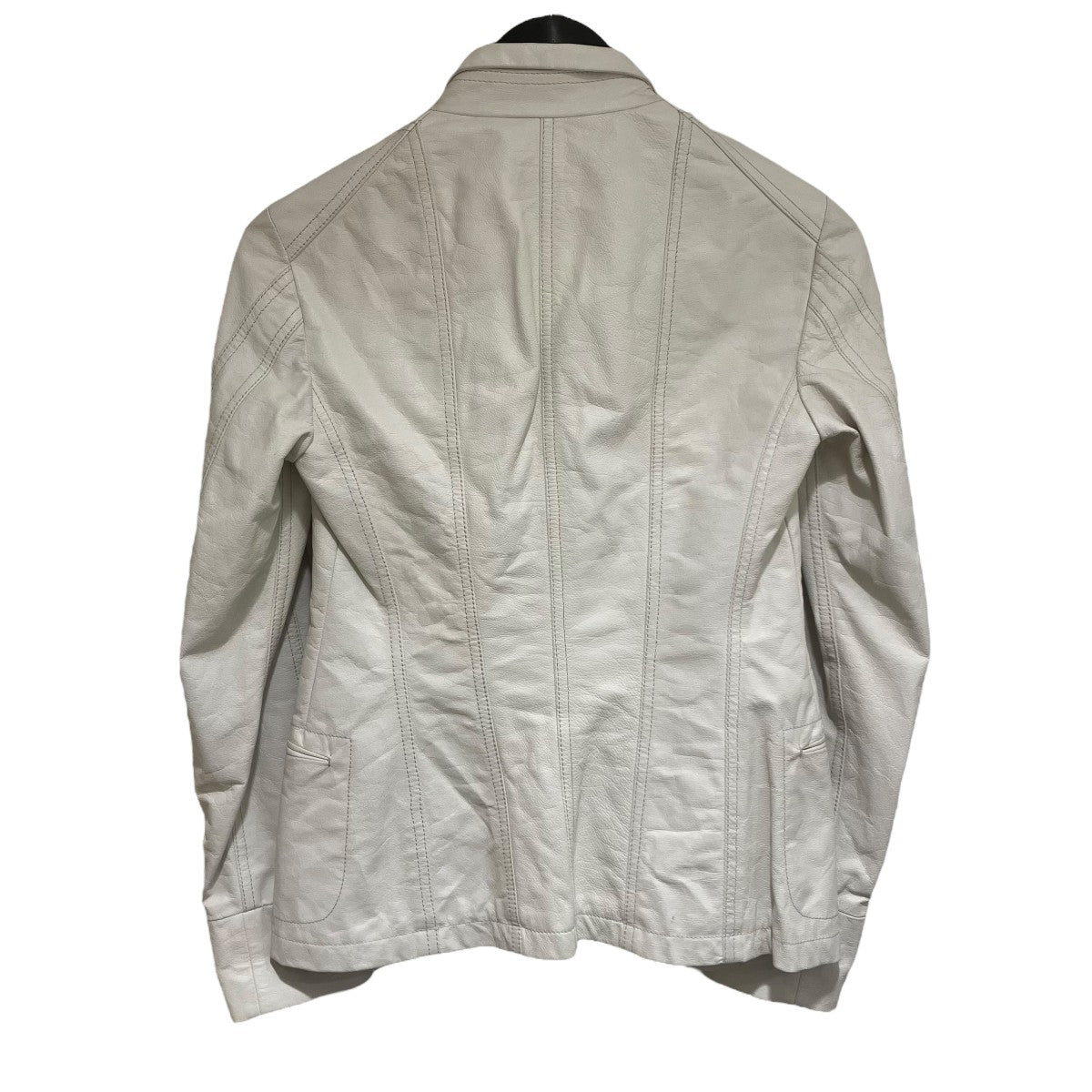 JIL SANDER(ジルサンダー) レザージャケット104642 104642 ホワイト