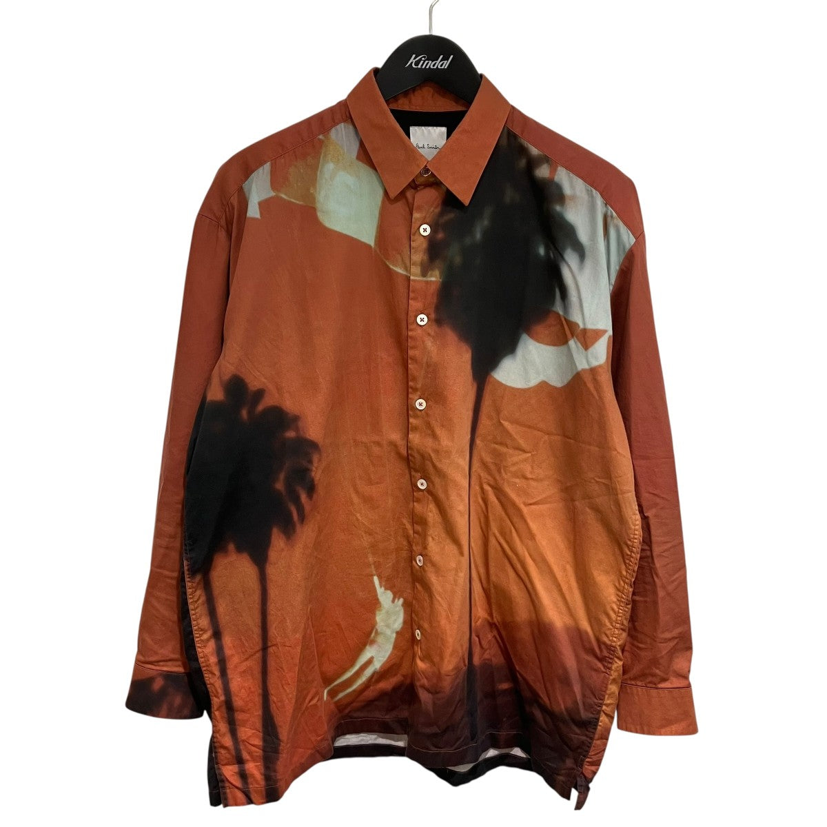 【現行品】Paul Smithポールスミス　フォトグラフィック長袖シャツLサイズ Paul Smith(ポールスミス) フォトグラフィックプリントシャツ