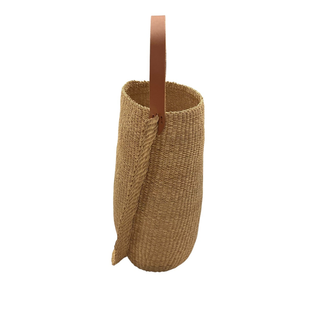 【美品】INES BRESSAND イネスブレッサンド 本日限定]新品 イネスブレッサンド MEDIUM WALNUT かごバッグ