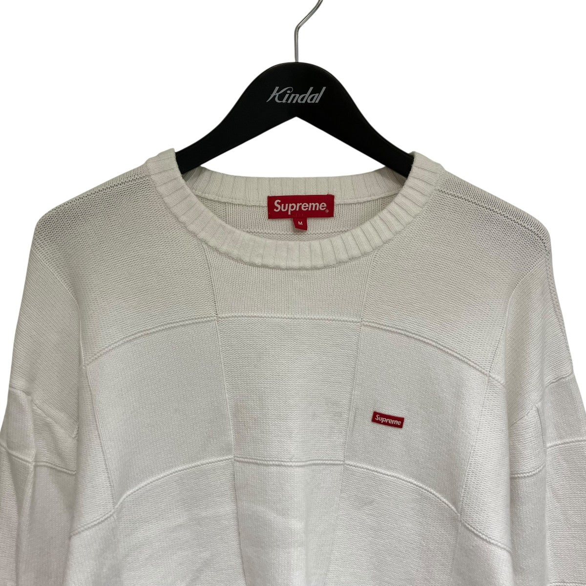 訳あり Supreme Tonal Checkerboard Sweater Supreme Tonal Checkerboard Small Box Sweater (SS21) - $138