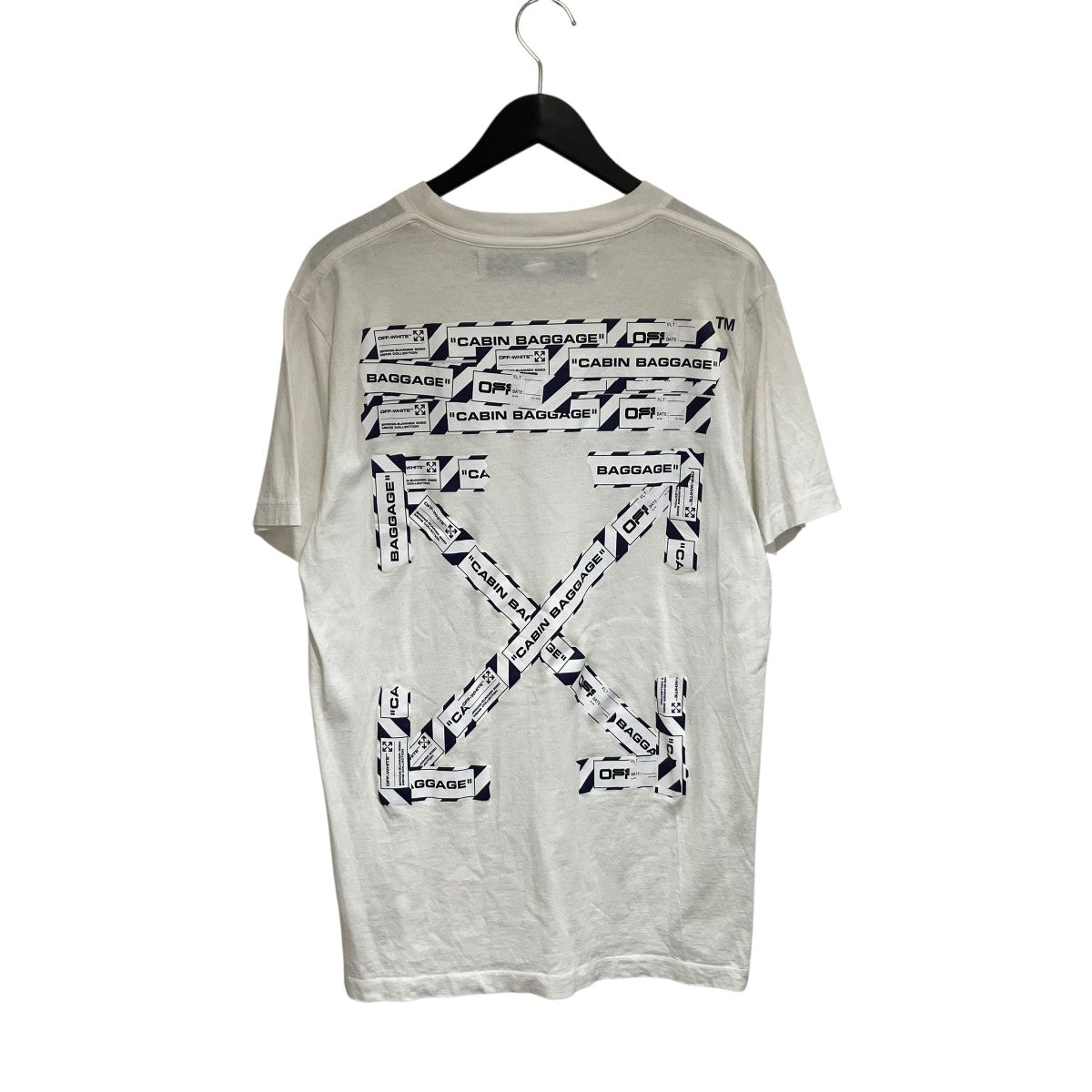 OFFWHITE AIRPORT TAPE S S SLIM TEETシャツOMAA027S20185003 古着・中古-2枚目のアイテム画像