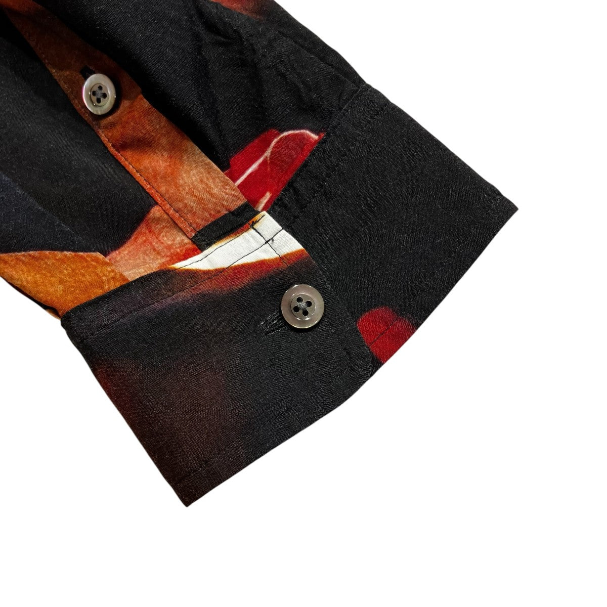 PRINTED OPEN COLLOAR SHIRTS L S STUFF長袖シャツ242LM-SH01