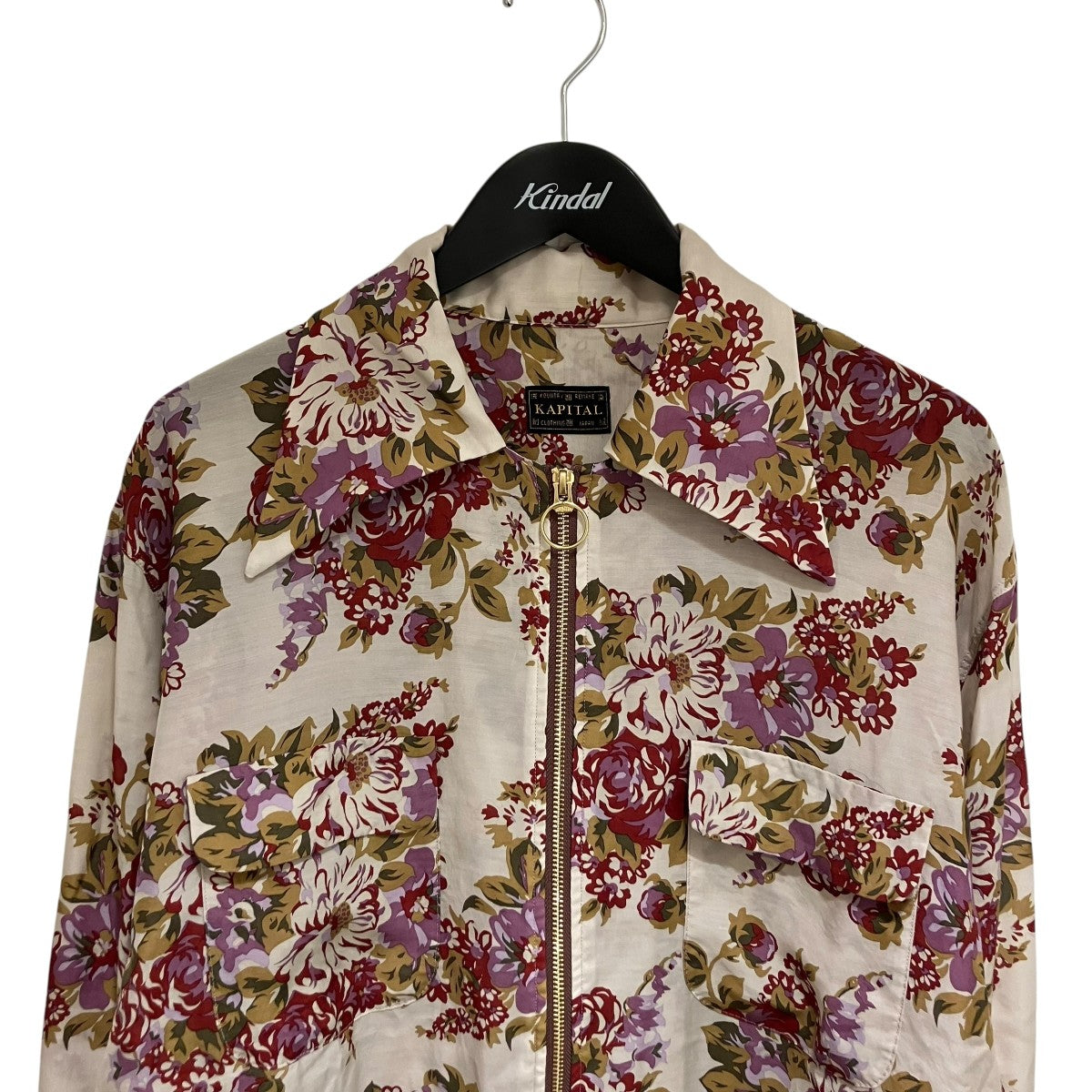 KAPITAL　長袖　シャツ　変形　XSサイズ　グリーン Shirt (Short Sleeve) | KAPITAL