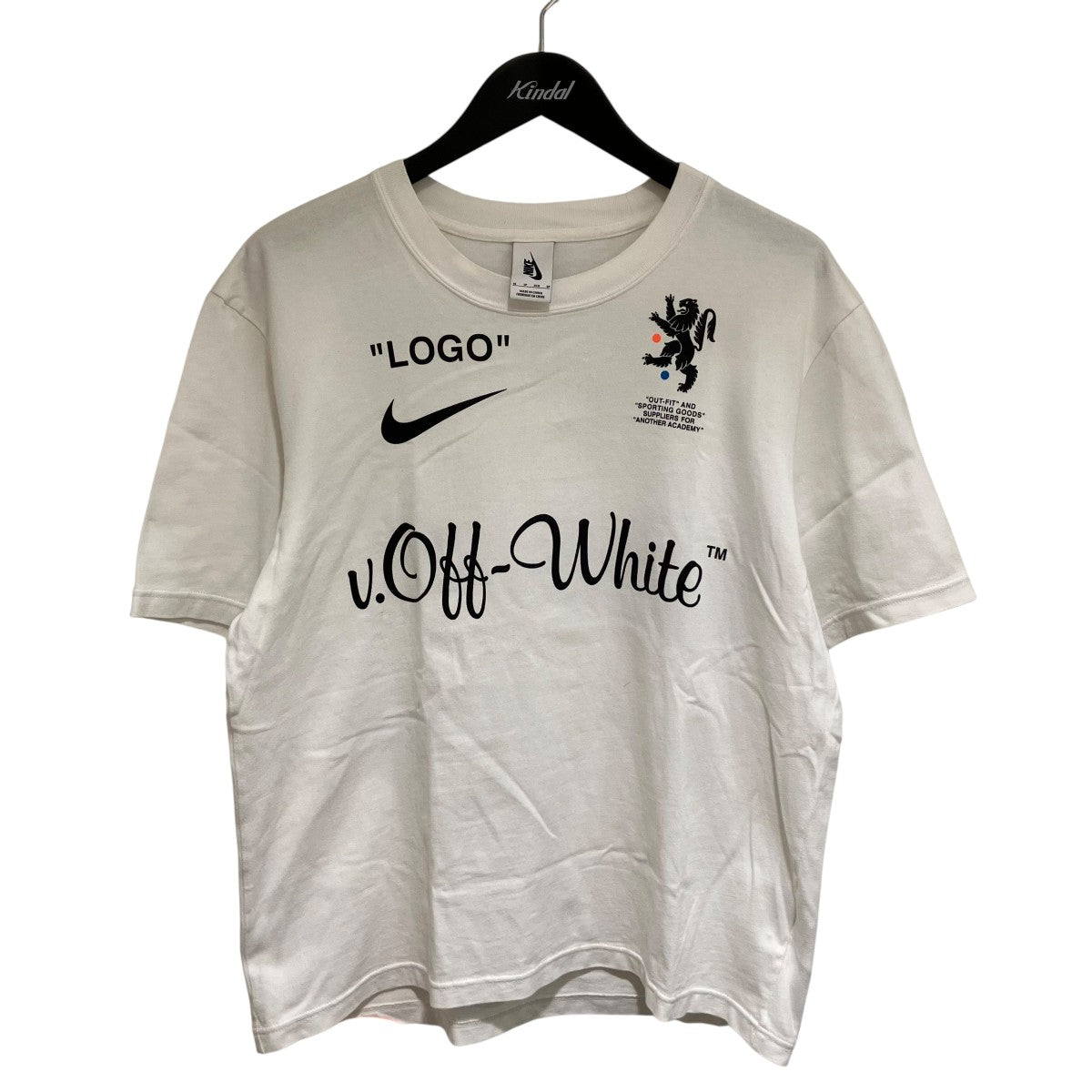 NIKE×OFFWHITE プリントTシャツAJ3374-100 AJ3374-100 ホワイト