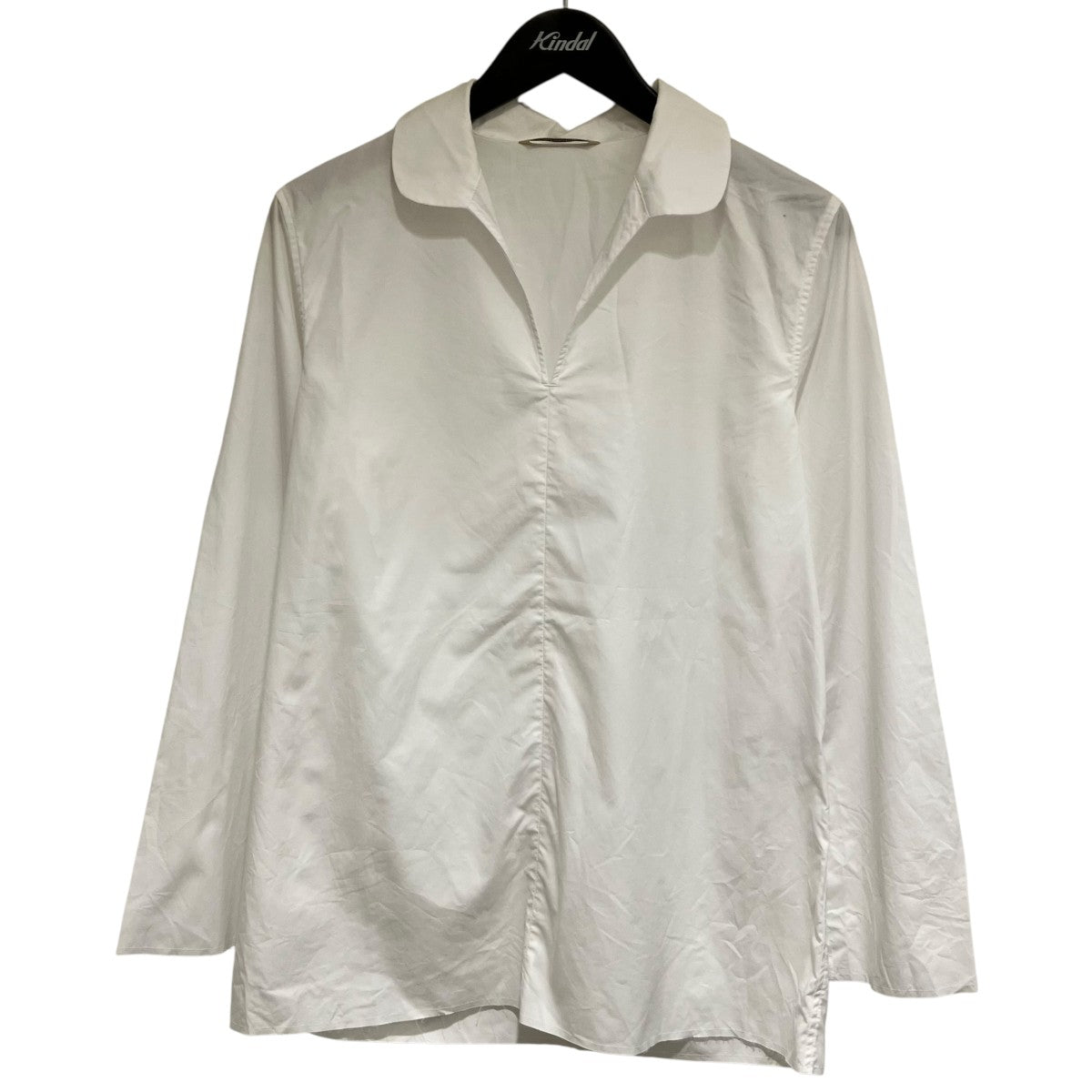 Curensology(カレンソロジー) コットンフラットカラーブラウス