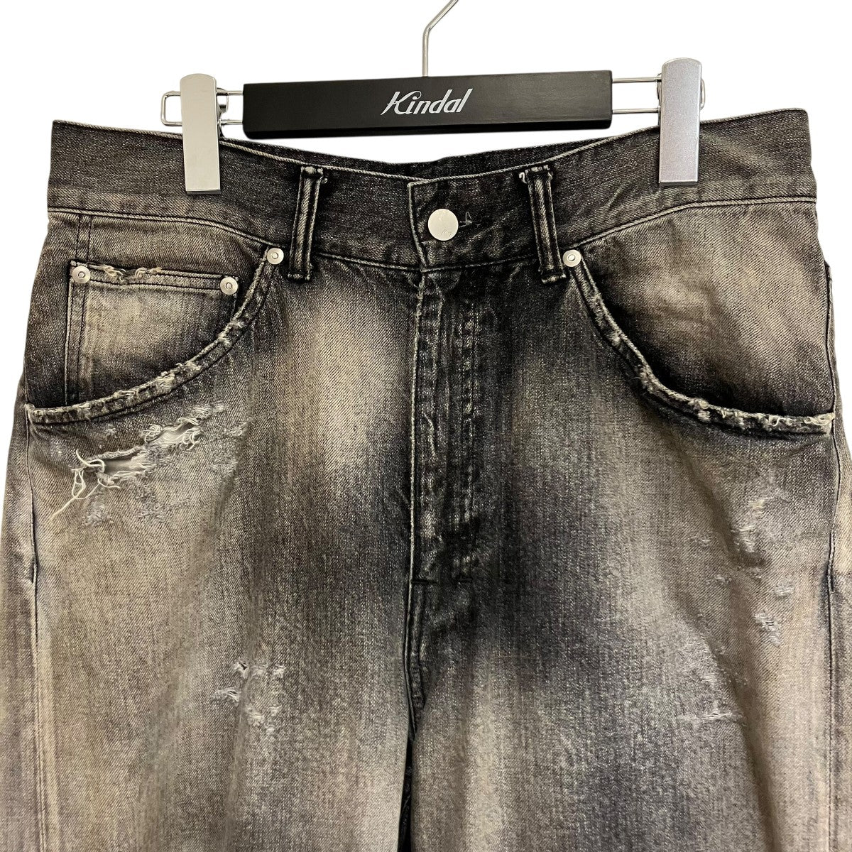 ANCELLM(アンセルム) 24AWP DAMAGE DENIM STRAIGHT 5P PANTS